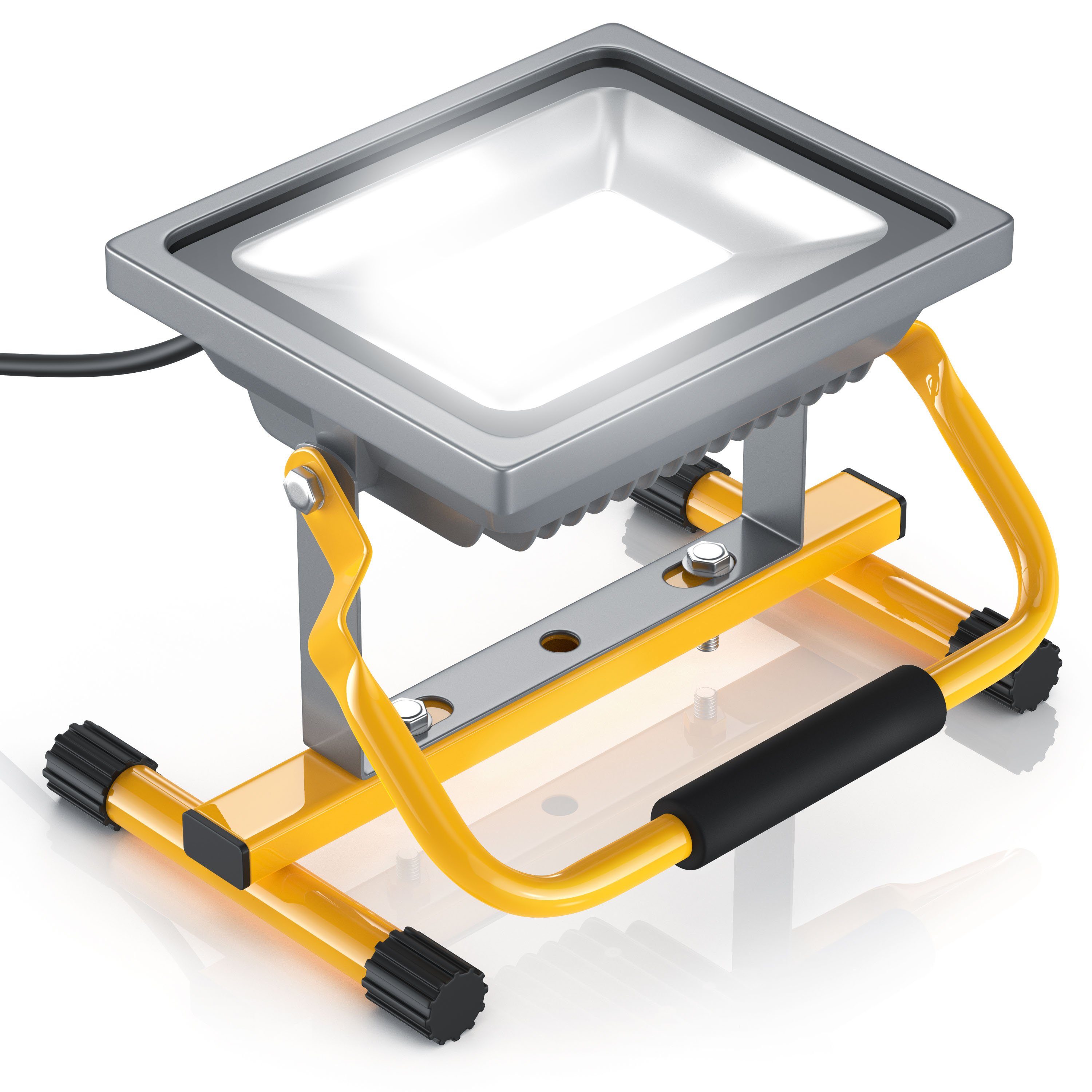 Brandson LED construction light, for indoor & outdoor use, 30W, 2500 lumens, IP65 (waterproof)