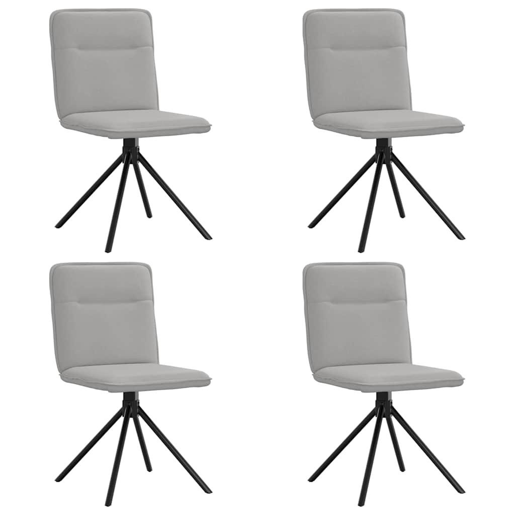 vidaXL Esszimmerstuhl Esszimmerstühle 4 Stk. Wolkengrau günstig online kaufen
