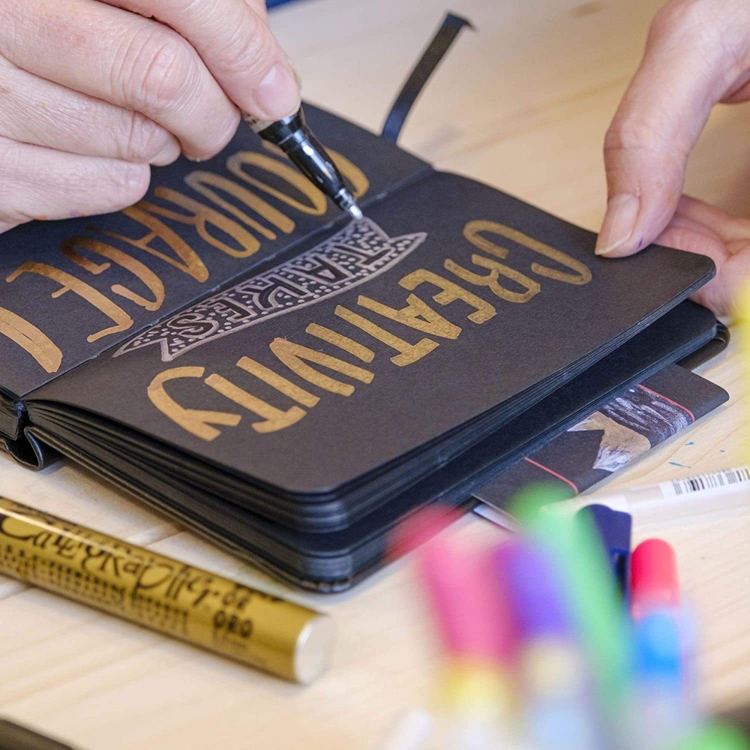 Sakura Skizzenbuch SAKURA Skizzenbuch/Notizbuch, 210 x 148 mm, schwarz