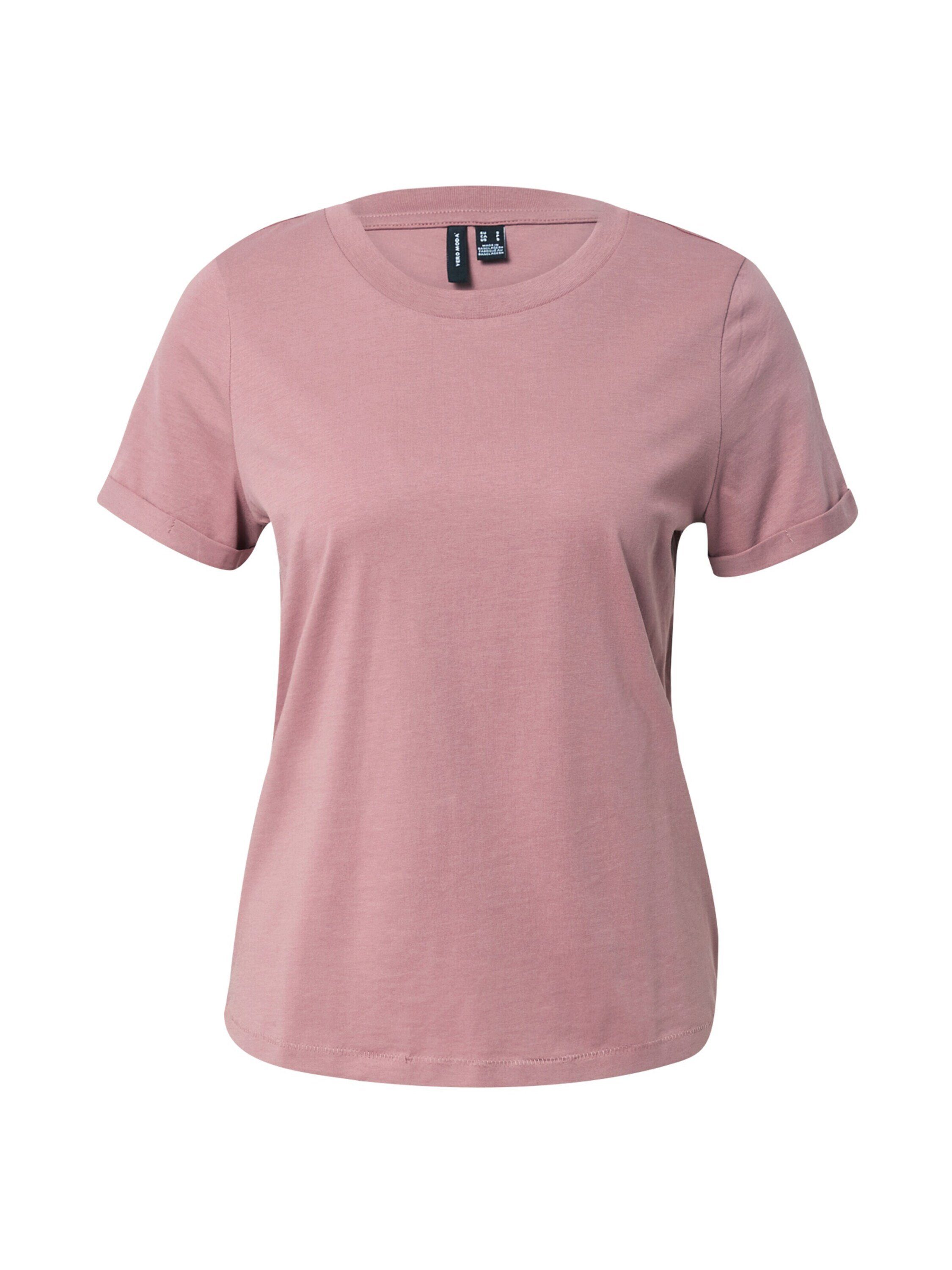 Vero Moda Details, Ärmelaufschlag (1-tlg) T-Shirt Plain/ohne PAULA