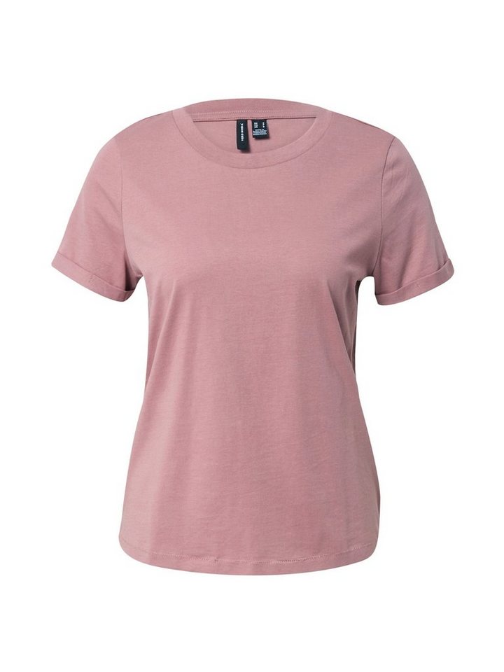 Vero Moda T-Shirt PAULA (1-tlg) Plain/ohne Details, Ärmelaufschlag