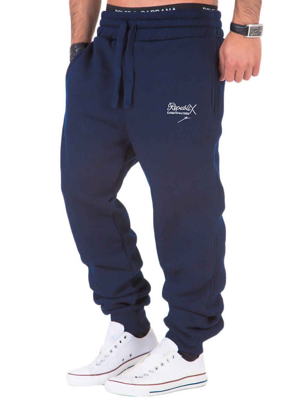 REPUBLIX Jogginghose MARK Herren Sporthose Trainingshose mit Stickerei günstig online kaufen