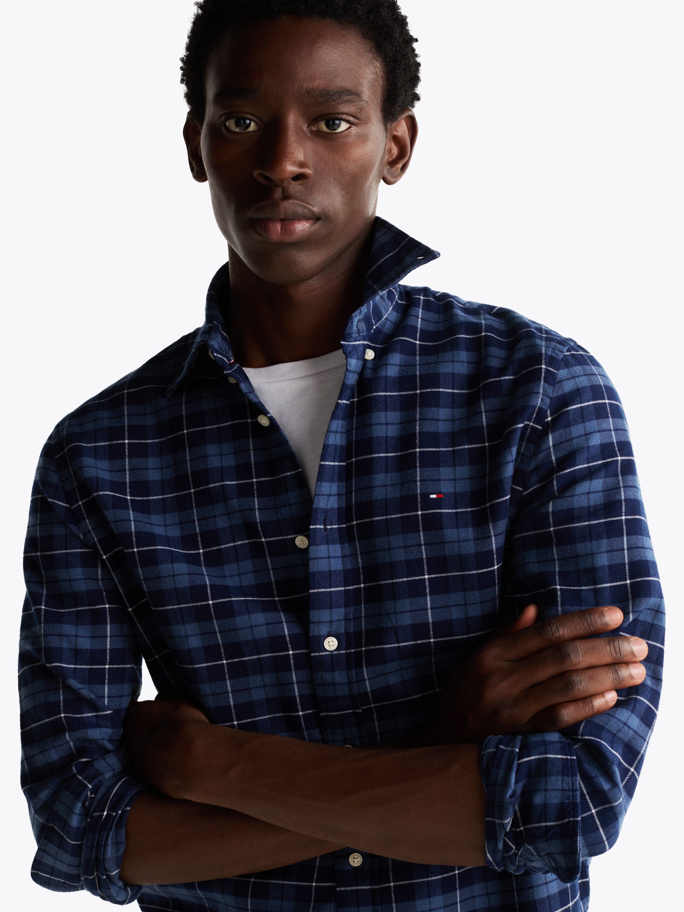 Tommy Hilfiger Langarmhemd BRUSHED EASY CHECK günstig online kaufen
