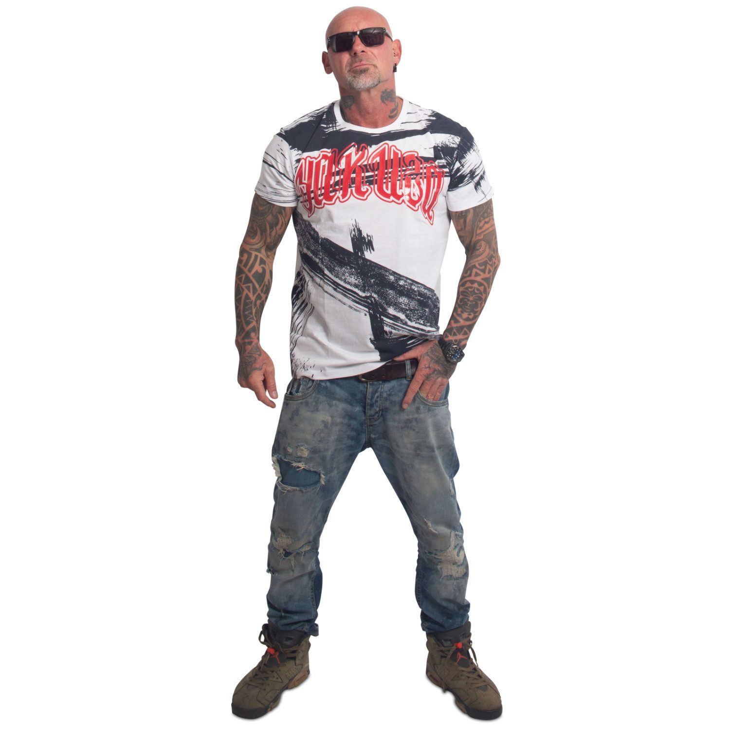 YAKUZA T-Shirt Care Allover – Bild 3 von 5