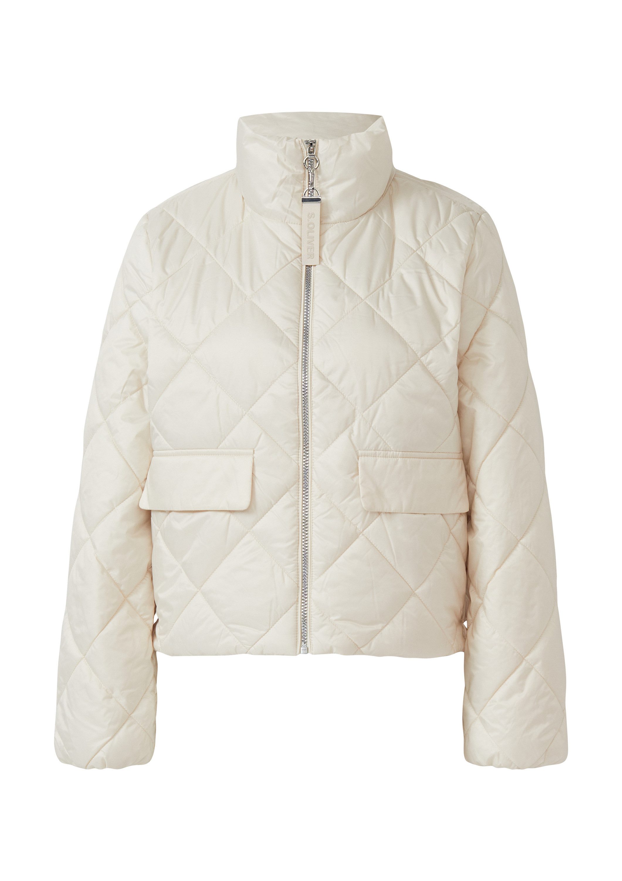 s.Oliver Funktionsjacke Outdoor-Jacke Leichte Steppjacke mit Stehkragen