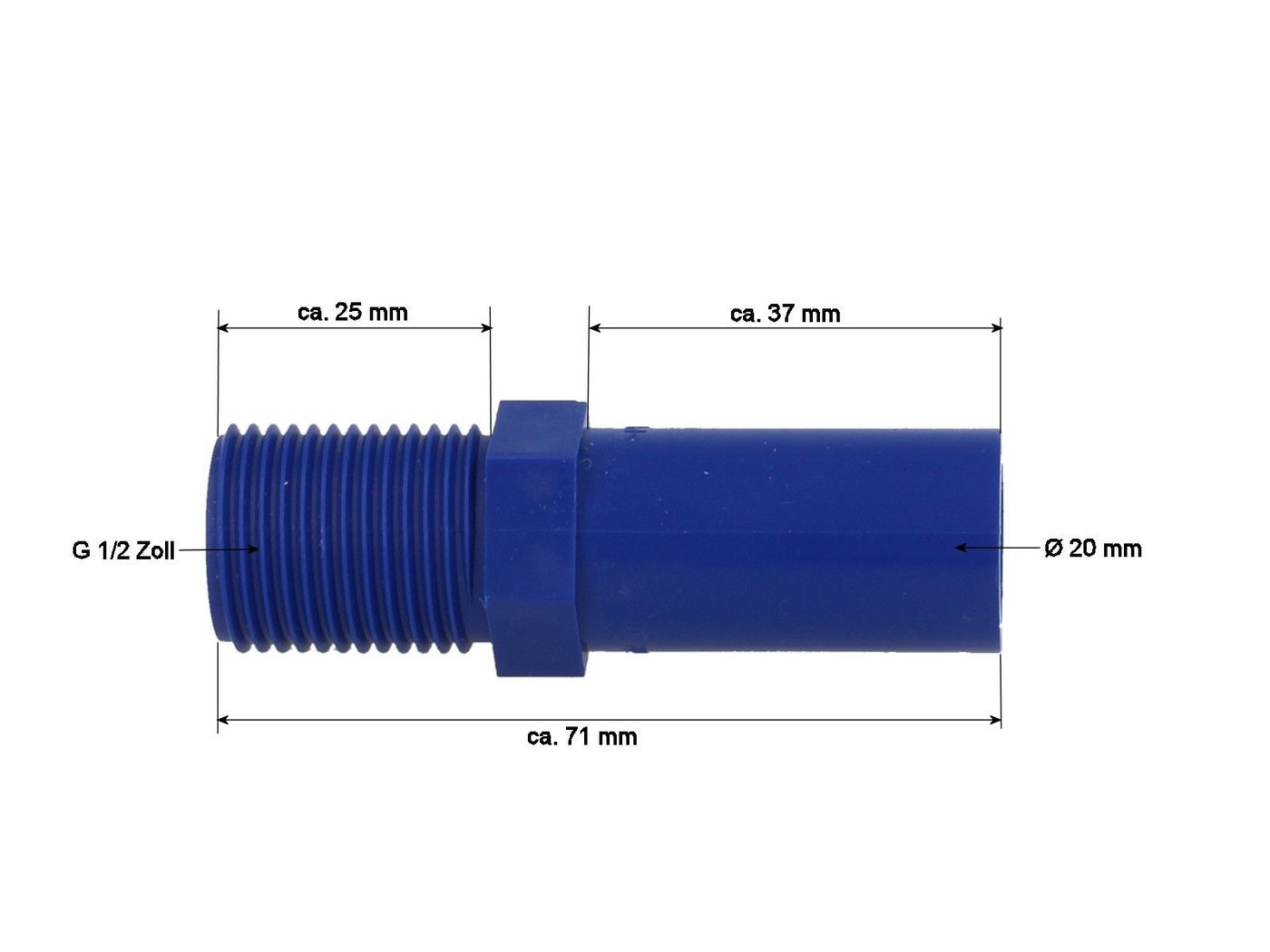 Thumbnail - Airfit GmbH & Co. KG Urinal Urinal Zulauf-Garnitur/Verbinder für UP 1/2 Zoll mit Dichtung