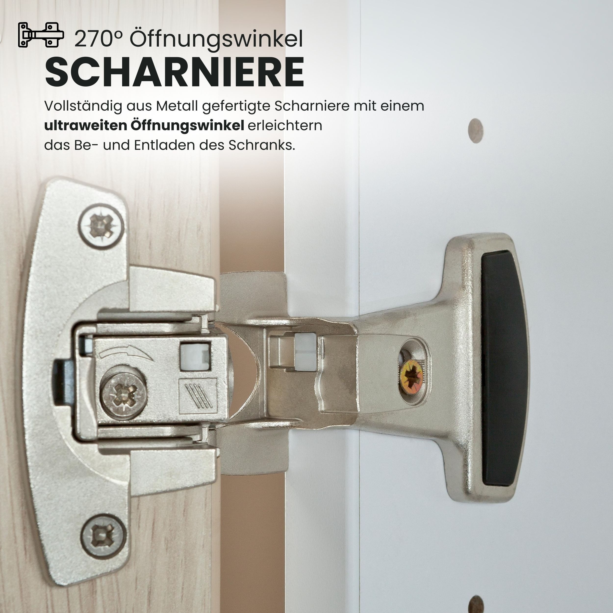 bümö Aktenregal office Regalschrank - 5 Ordnerhöhen, Dekor: Ahorn/Silber