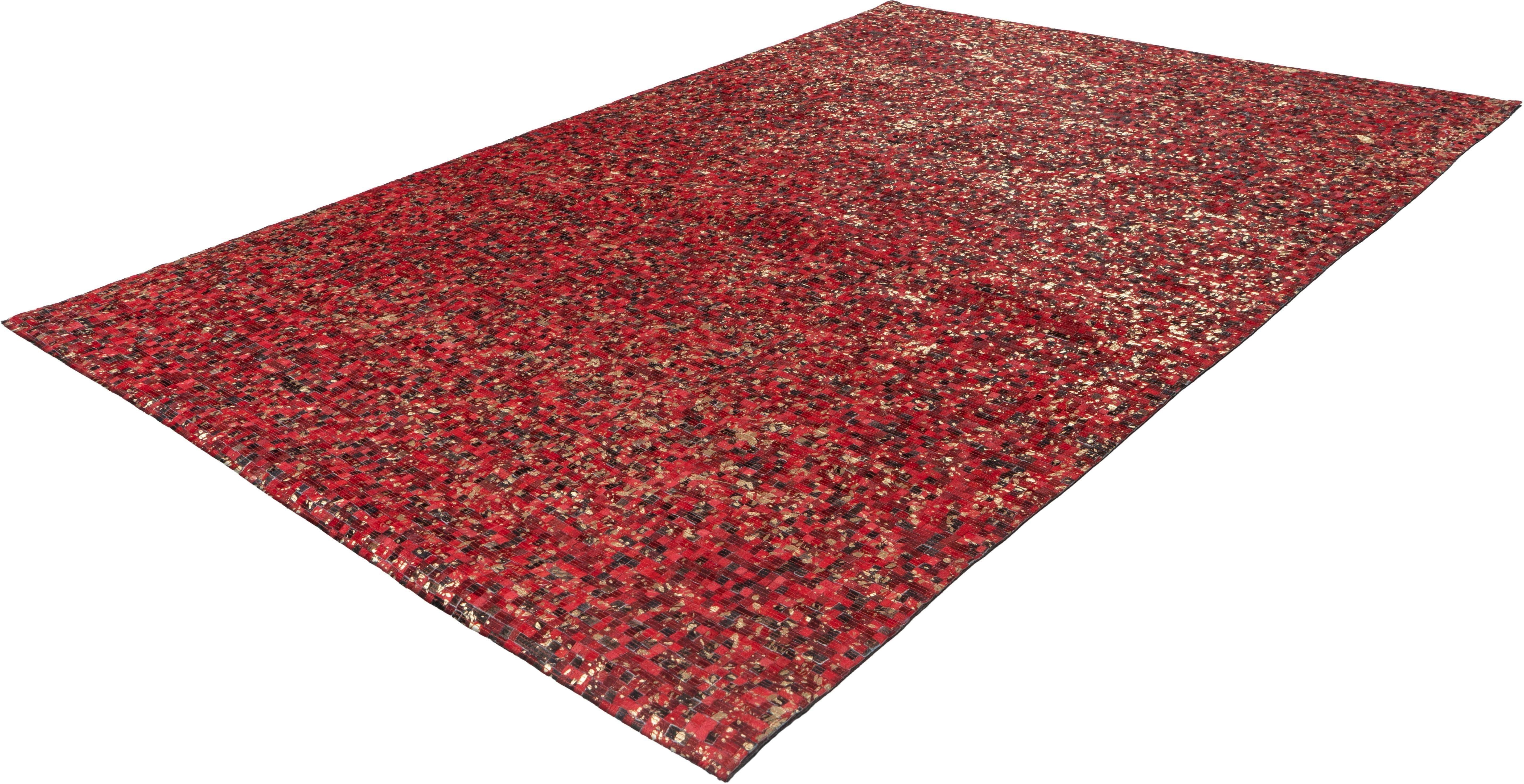 calo-deluxe Fellteppich Vezzana 615, rechteckig, Höhe: 5 mm, echtes Rinderfell, Wohnzimmer