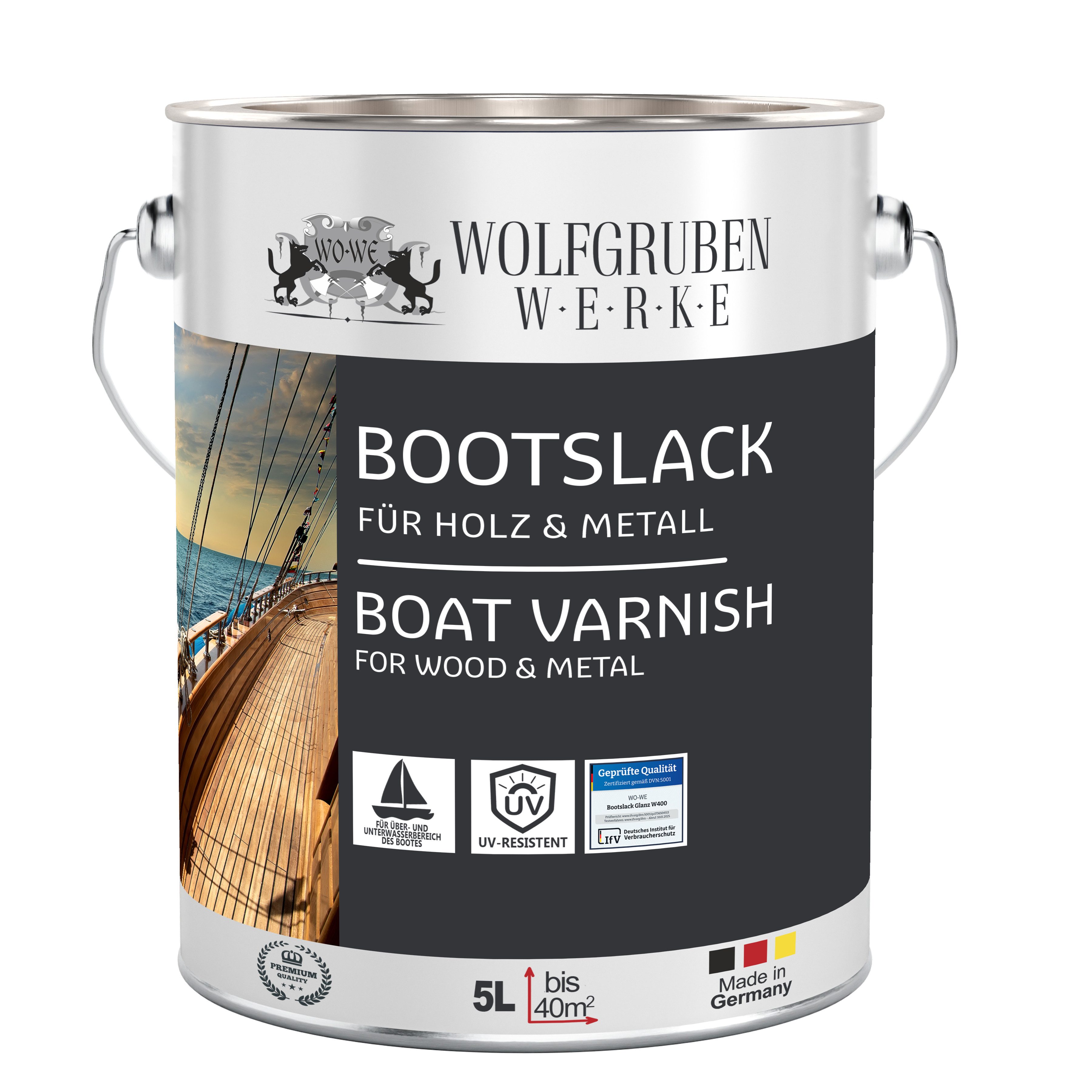 WO-WE Lack Bootslack Schiffslack Parkettlack Yachtlack günstig online kaufen