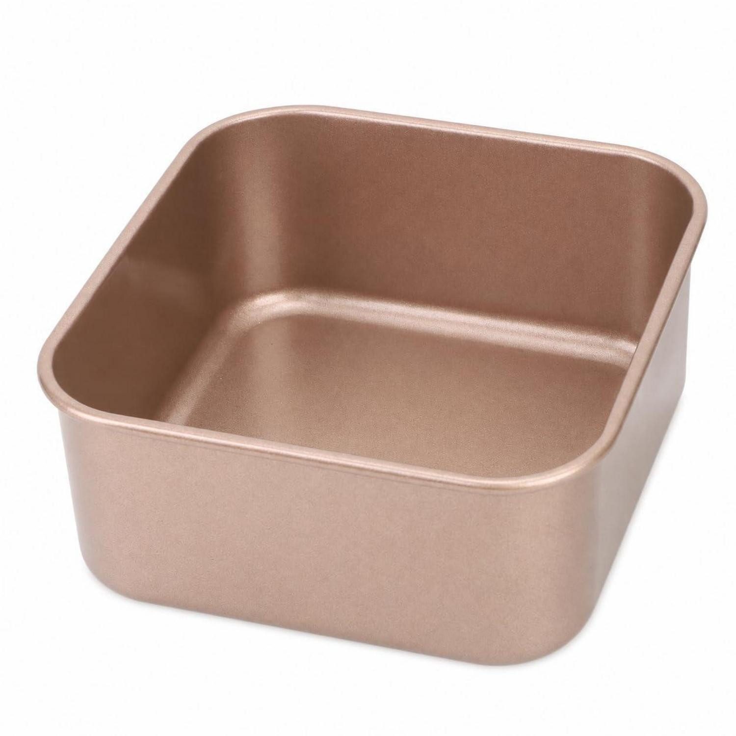 LuxusKollektion Backform Backform Quadratisch Tief 21.5cm Antihaft, (1-tlg)