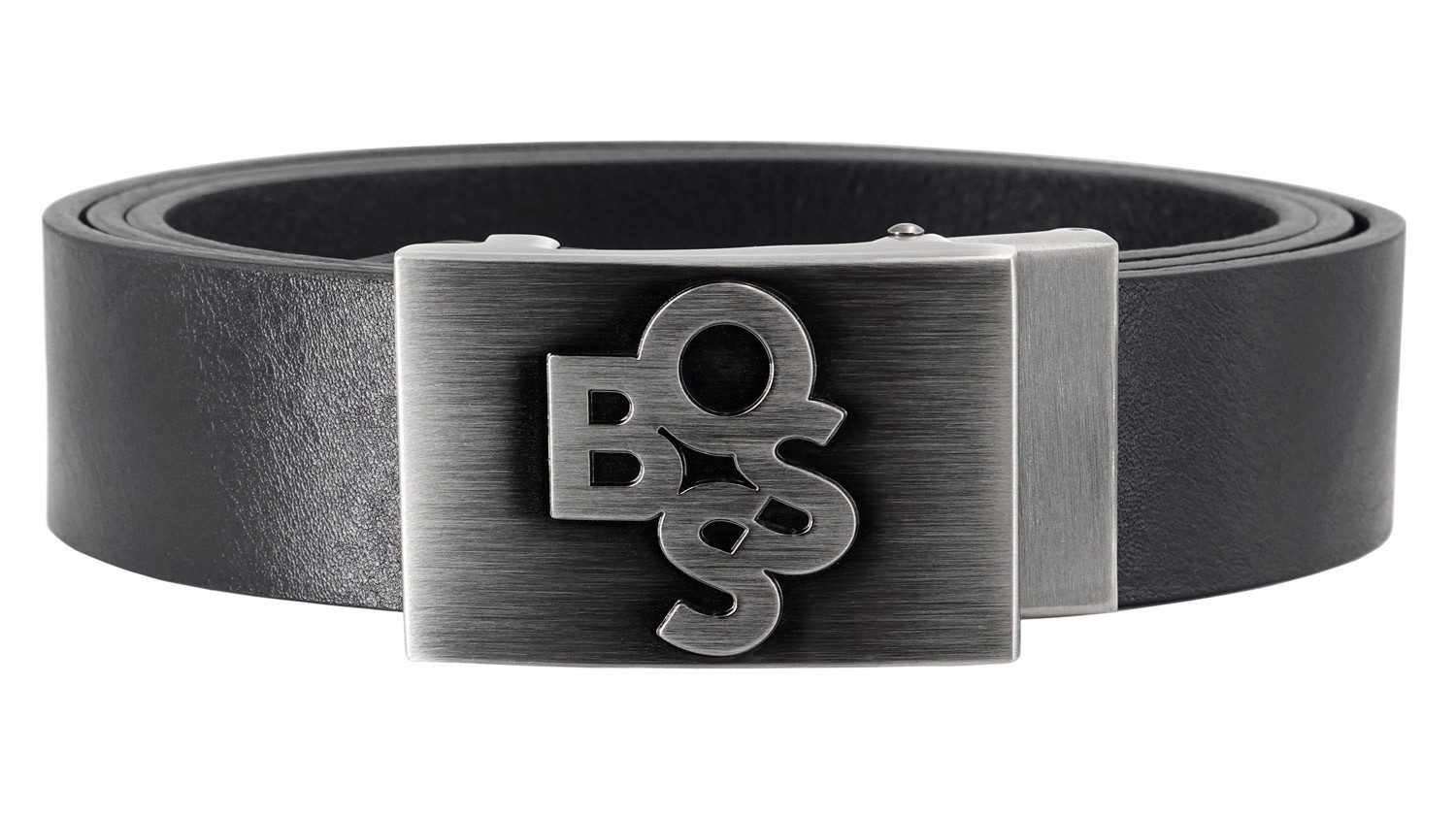 BOSS Ledergürtel HerrenLeder Schwarz Jecil günstig online kaufen