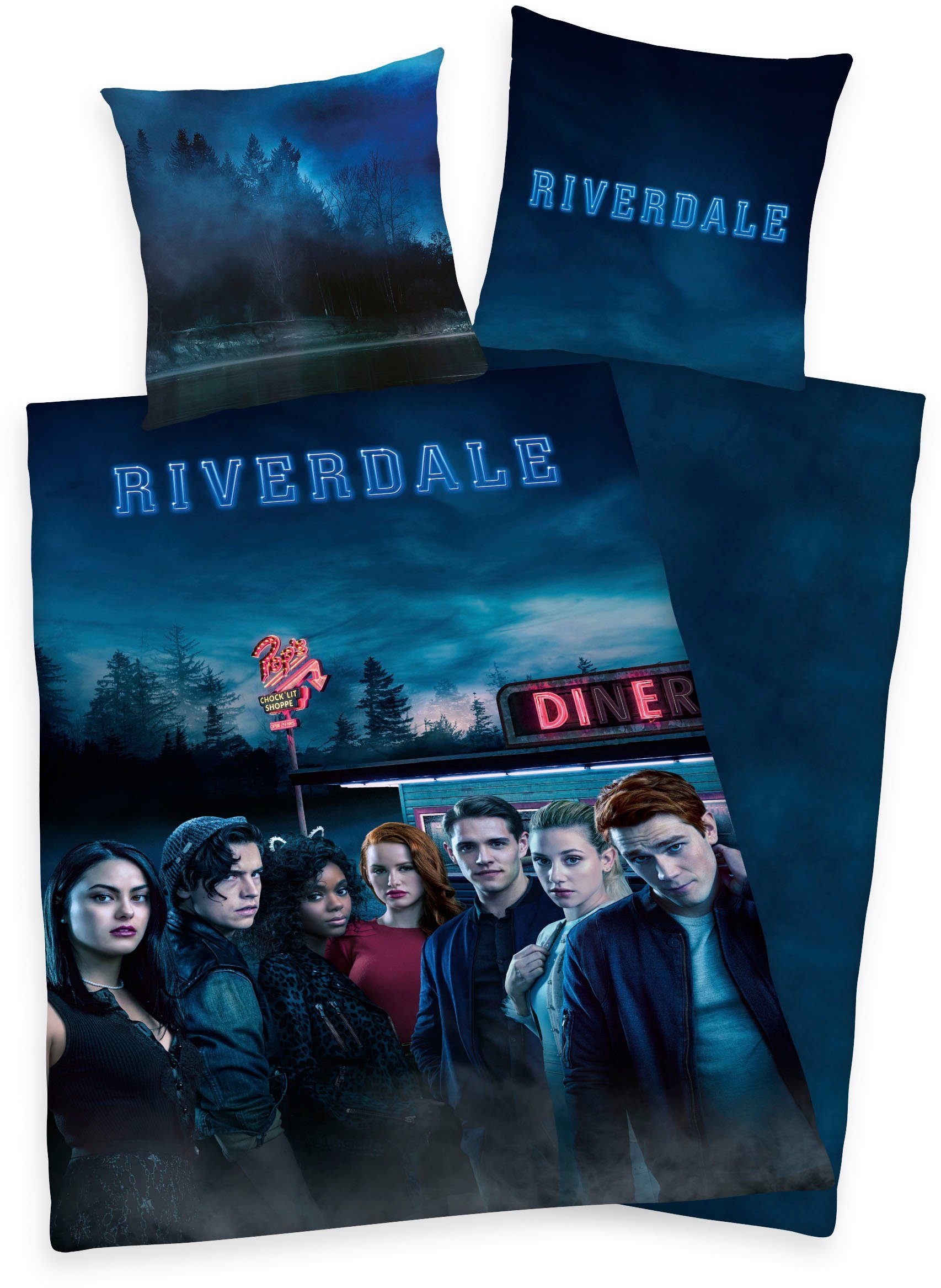 Wendebettwäsche Riverdale, Renforcé, mit tollem Riverdale-Motiv
