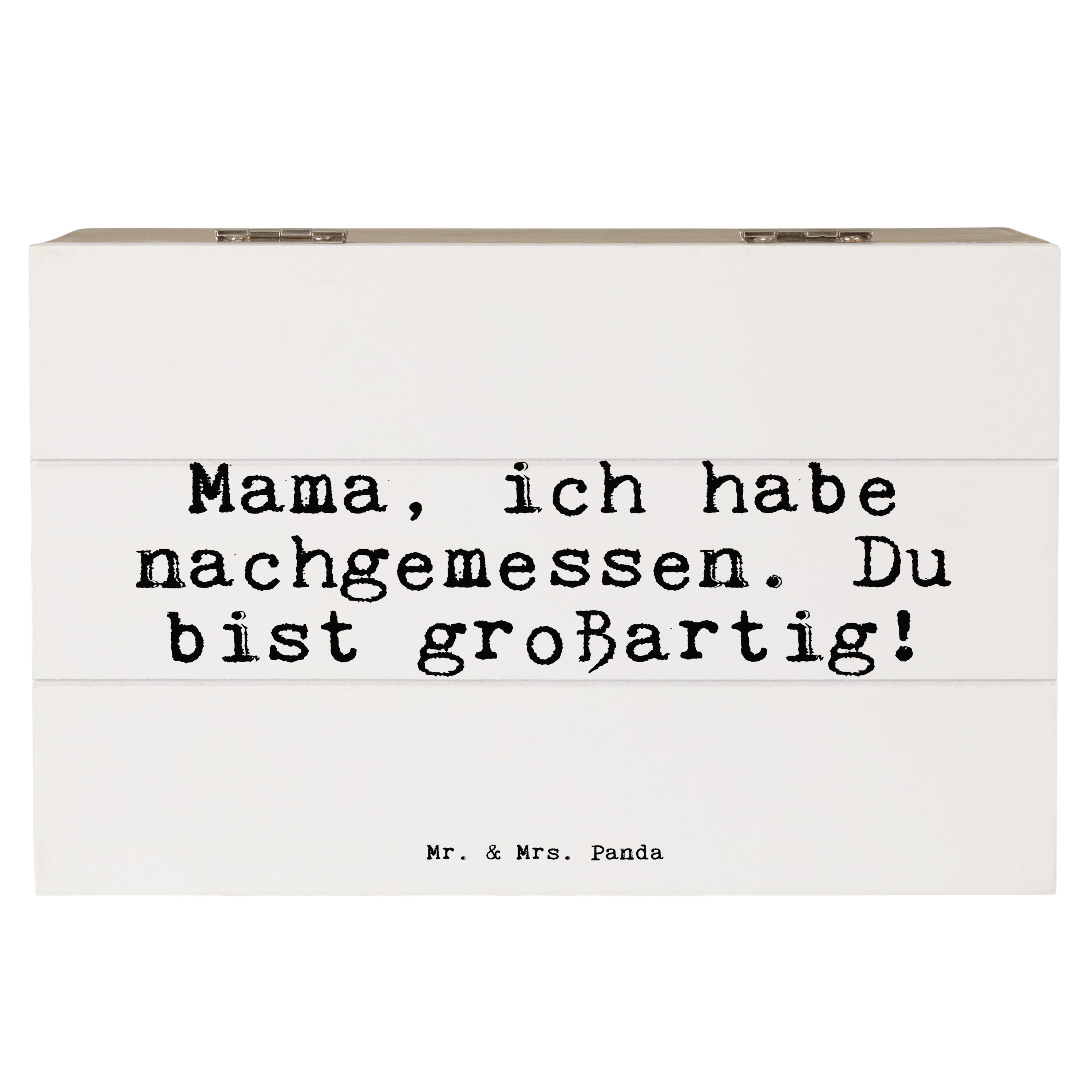 Mr. & Mrs. Panda Dekokiste »Mama, ich habe nachgemessen.... Weiß