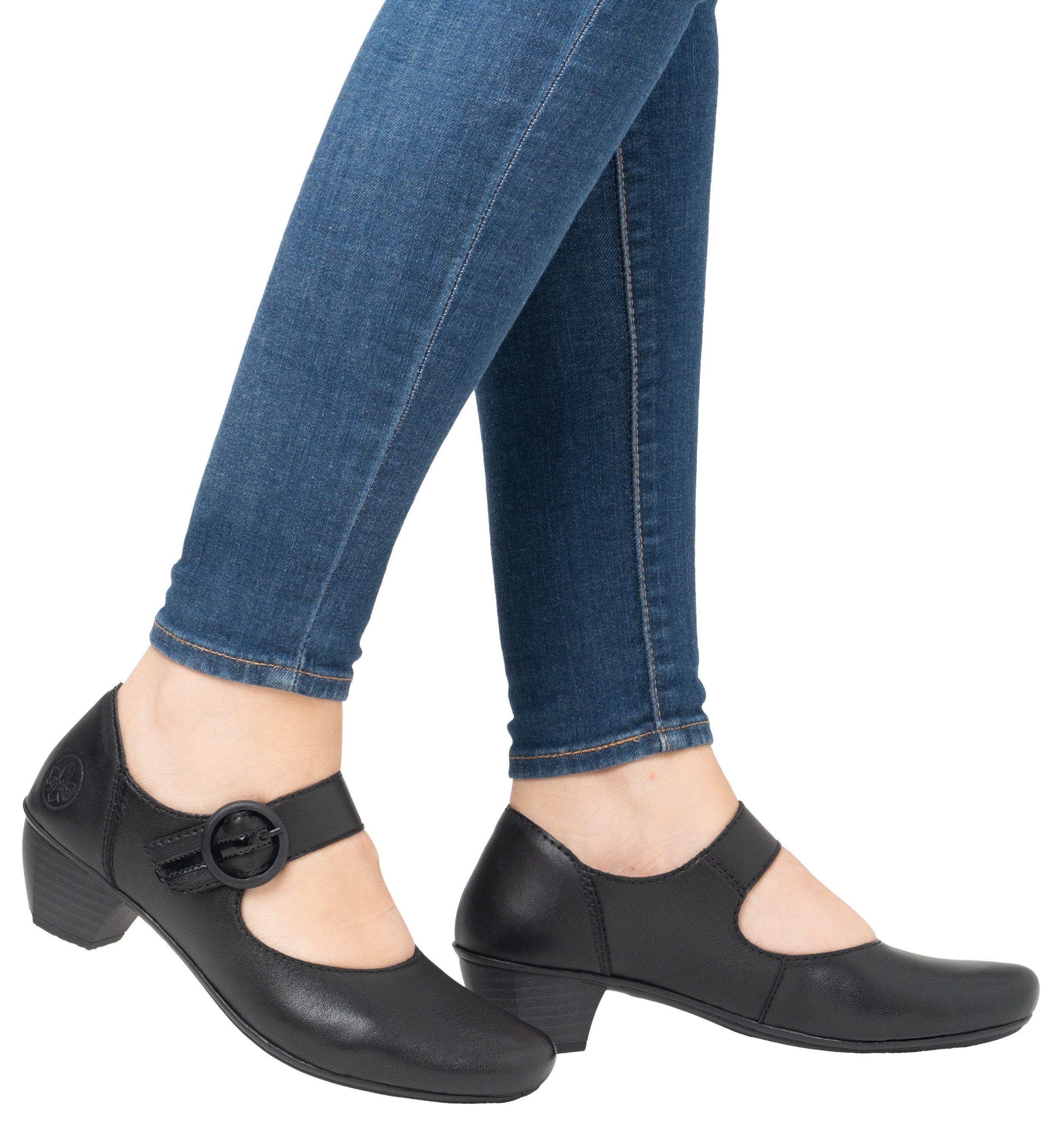 Rieker Spangenpumps, Festtagsschuh, Pumps, Trichterabsatz, mit günstig online kaufen