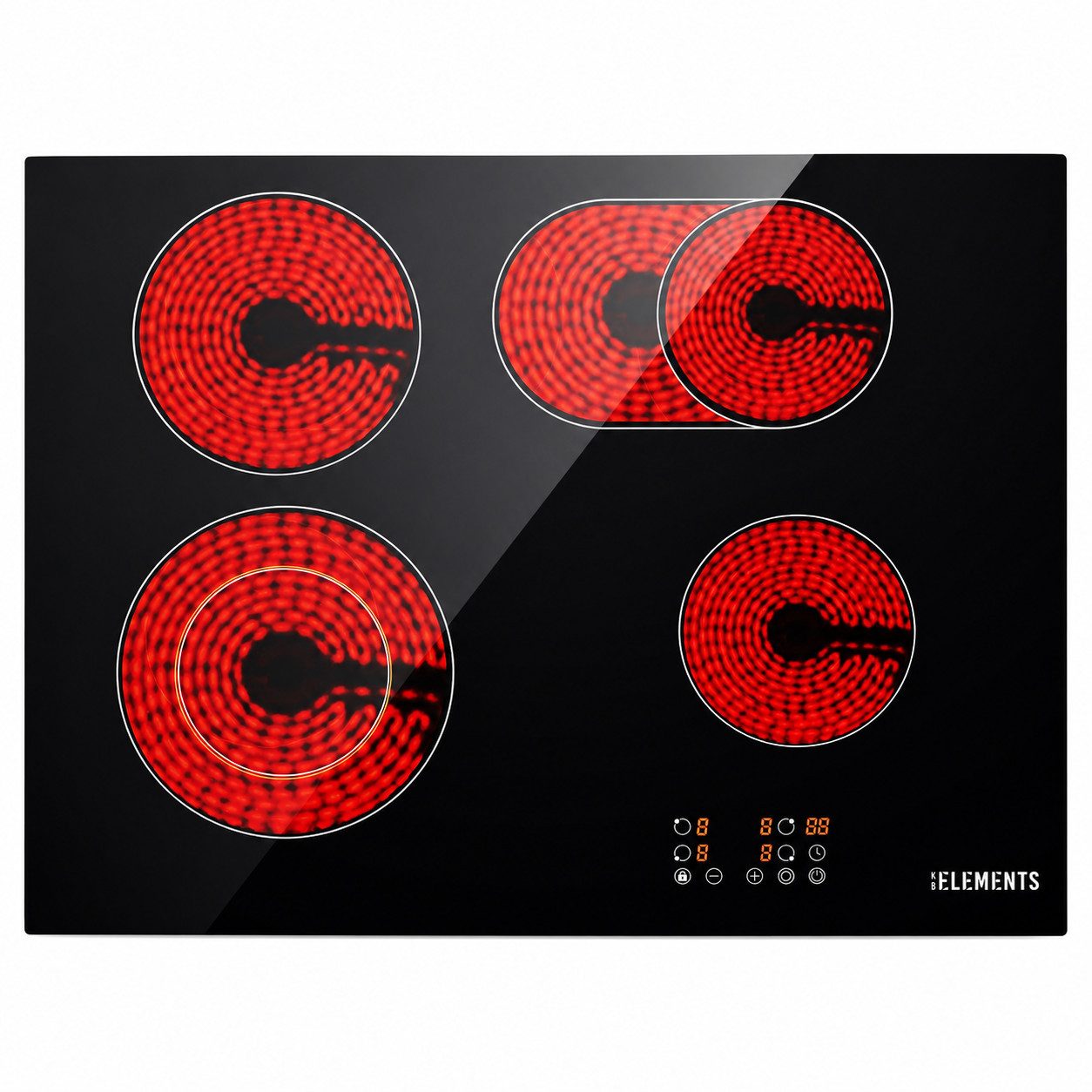 KB Elements Elektro-Kochfeld, 7200 Watt, Flexzone