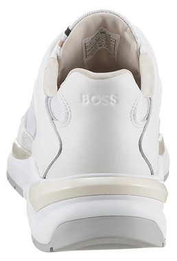 BOSS SKYLAR Sneaker im Materialmix, Freizeitschuh, Halbschuh, Schnürschuh