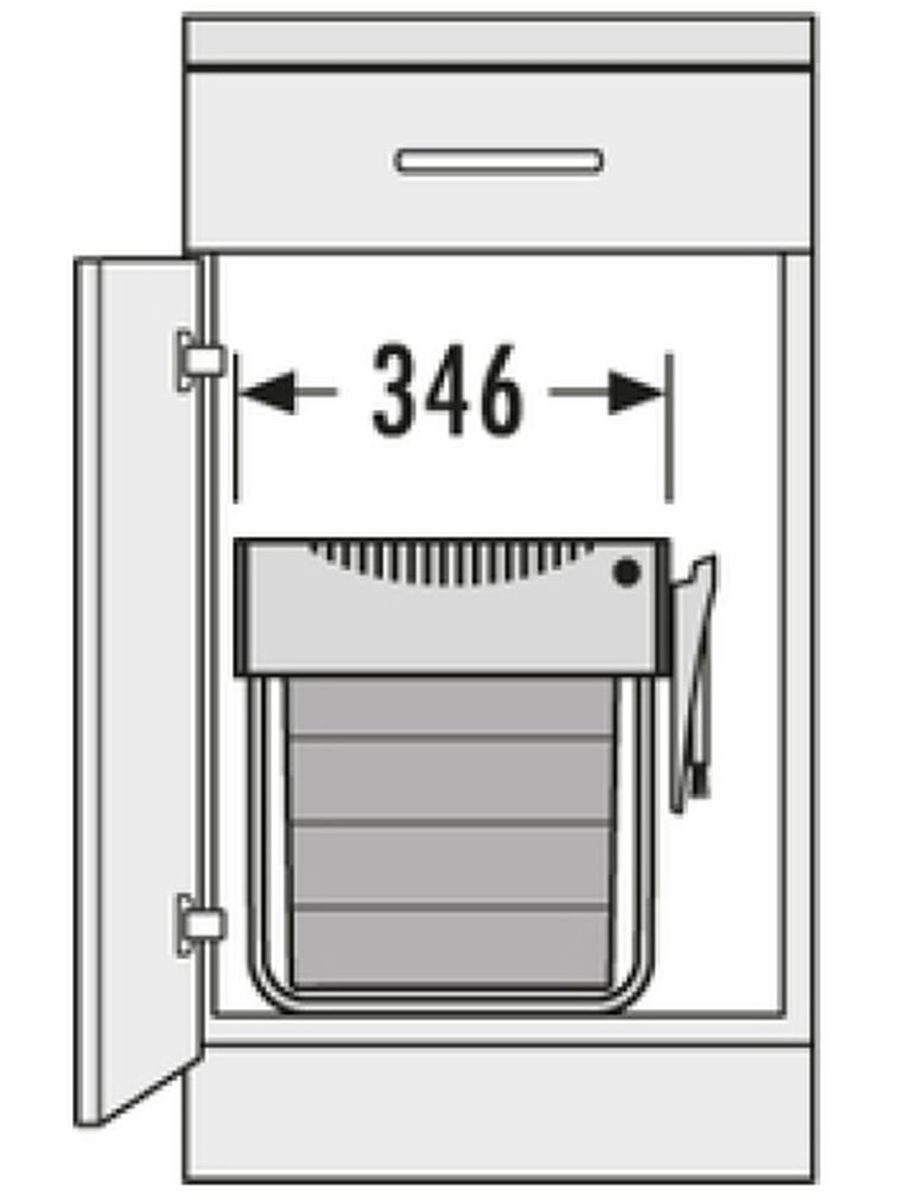 Hailo Einbaumülleimer Hailo Mülleimer Küche Einbau ab 40cm Schrank Abfalleimer Mülltrennung, siehe Beschreibung