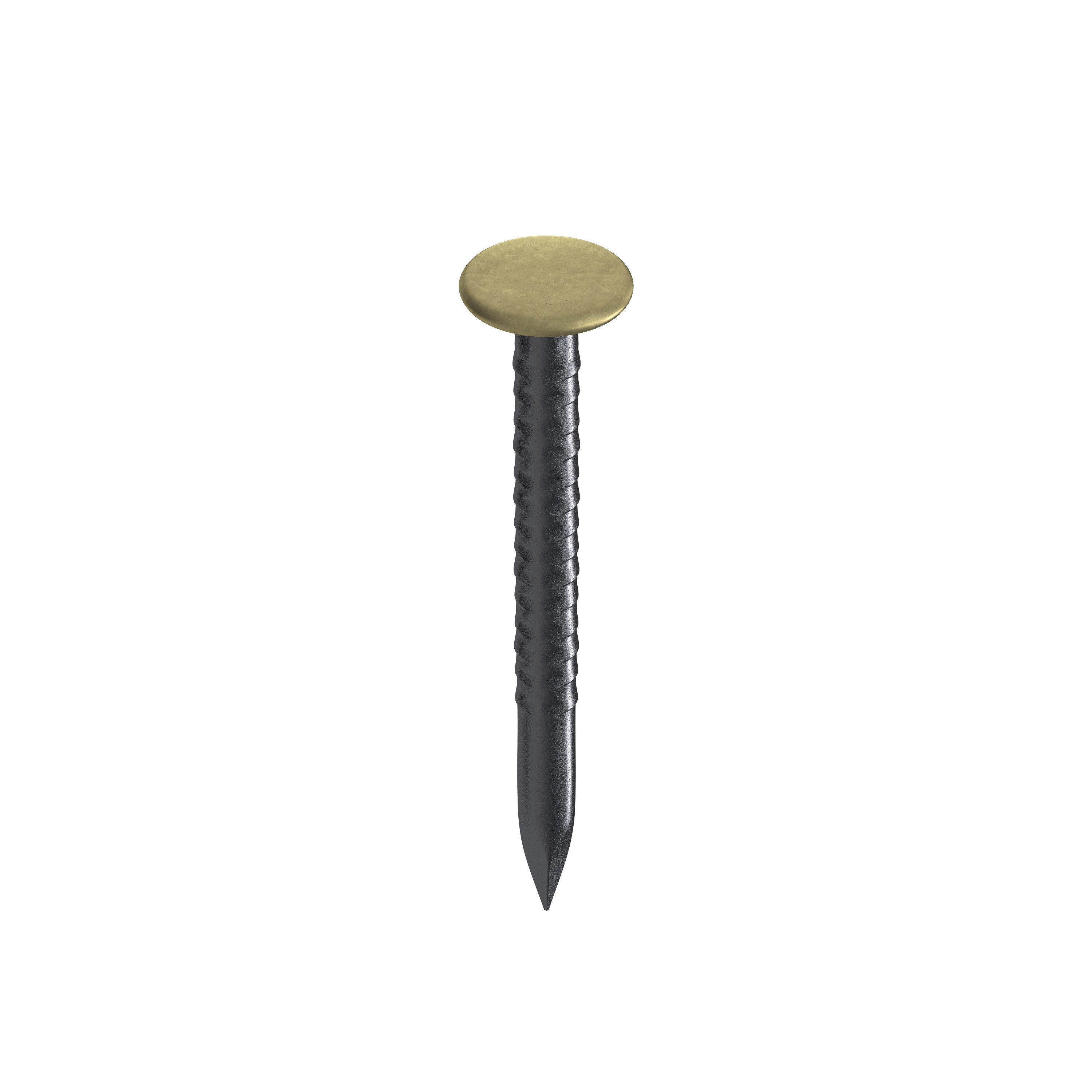 Tox Nagel Bildernagel Home Classic mit Messingkopf 2,0 x 20 mm (20 Stk), 20-St.