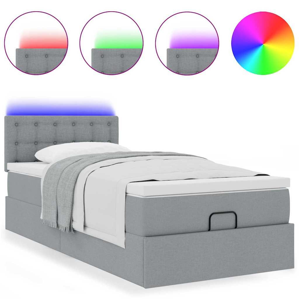 vidaXL Bett Ottoman-Bett mit Matratze & günstig online kaufen