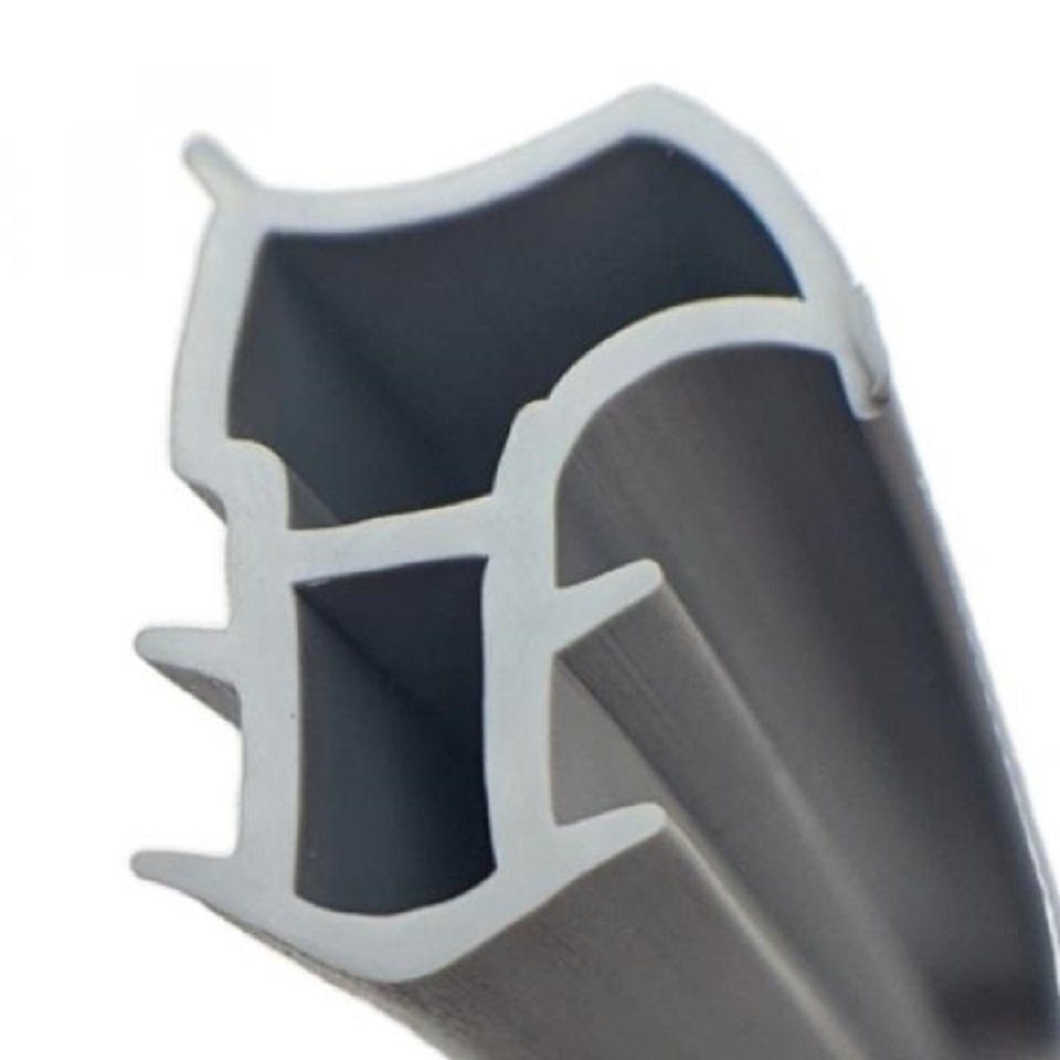Weiss Farbe Weiss 5m-Stahlzargendichtung Türdichtung 3,5mm x 24mm WZ 1120 in Grau