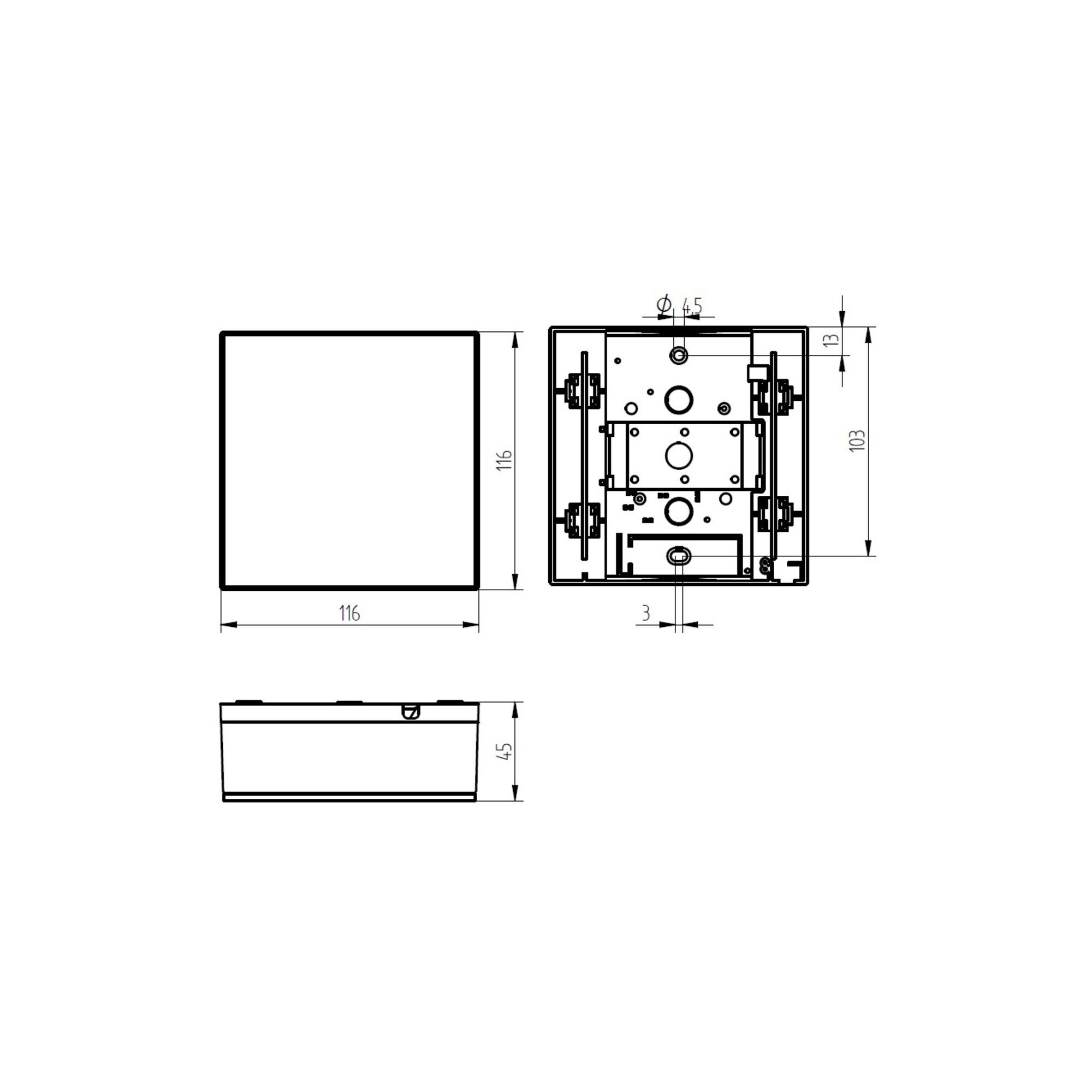 GROTHE Türschließer Grothe Zweiklang-Gong mechnisch GONG 465A Bw/w