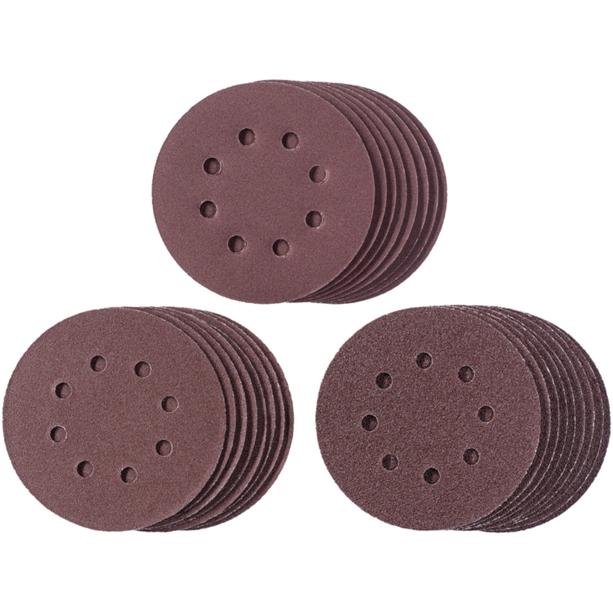 Schleifpapier EINHELL Q-Stick Schleifblatt-Set Ø 125mm, K60 /120