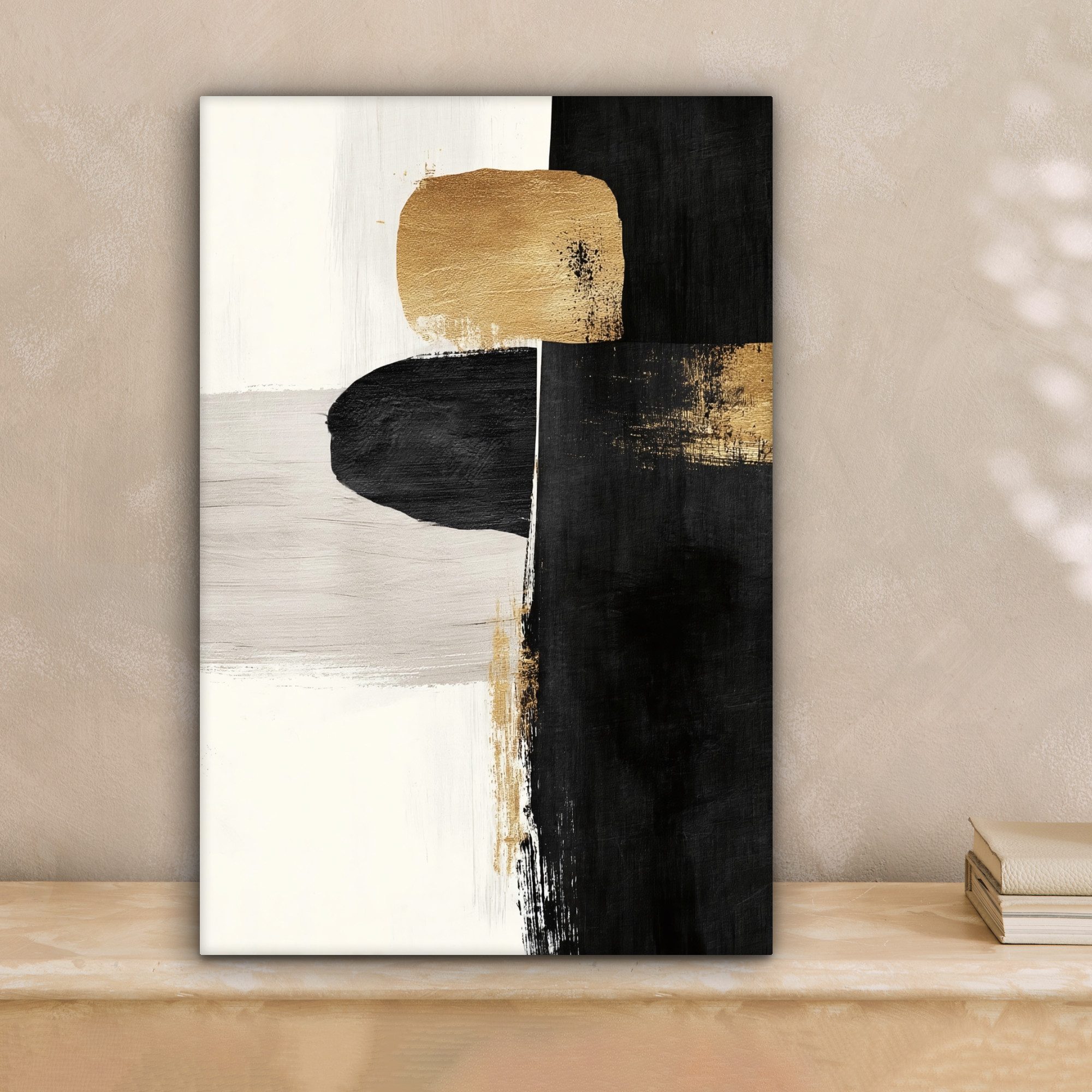 OneMillionCanvasses® Leinwandbild Formen - Pinselstriche - günstig online kaufen