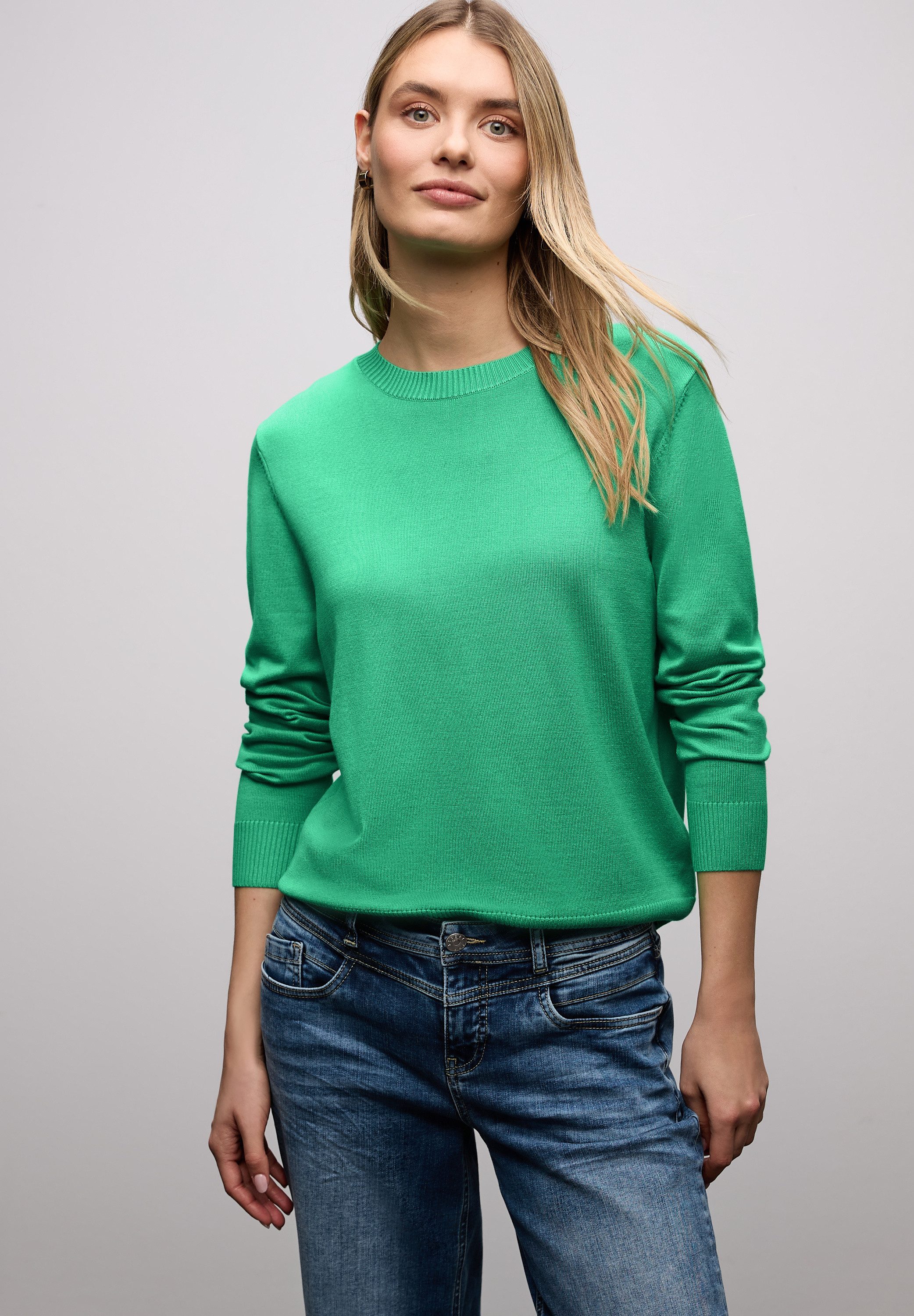 STREET ONE Strickpullover aus Viskosemix