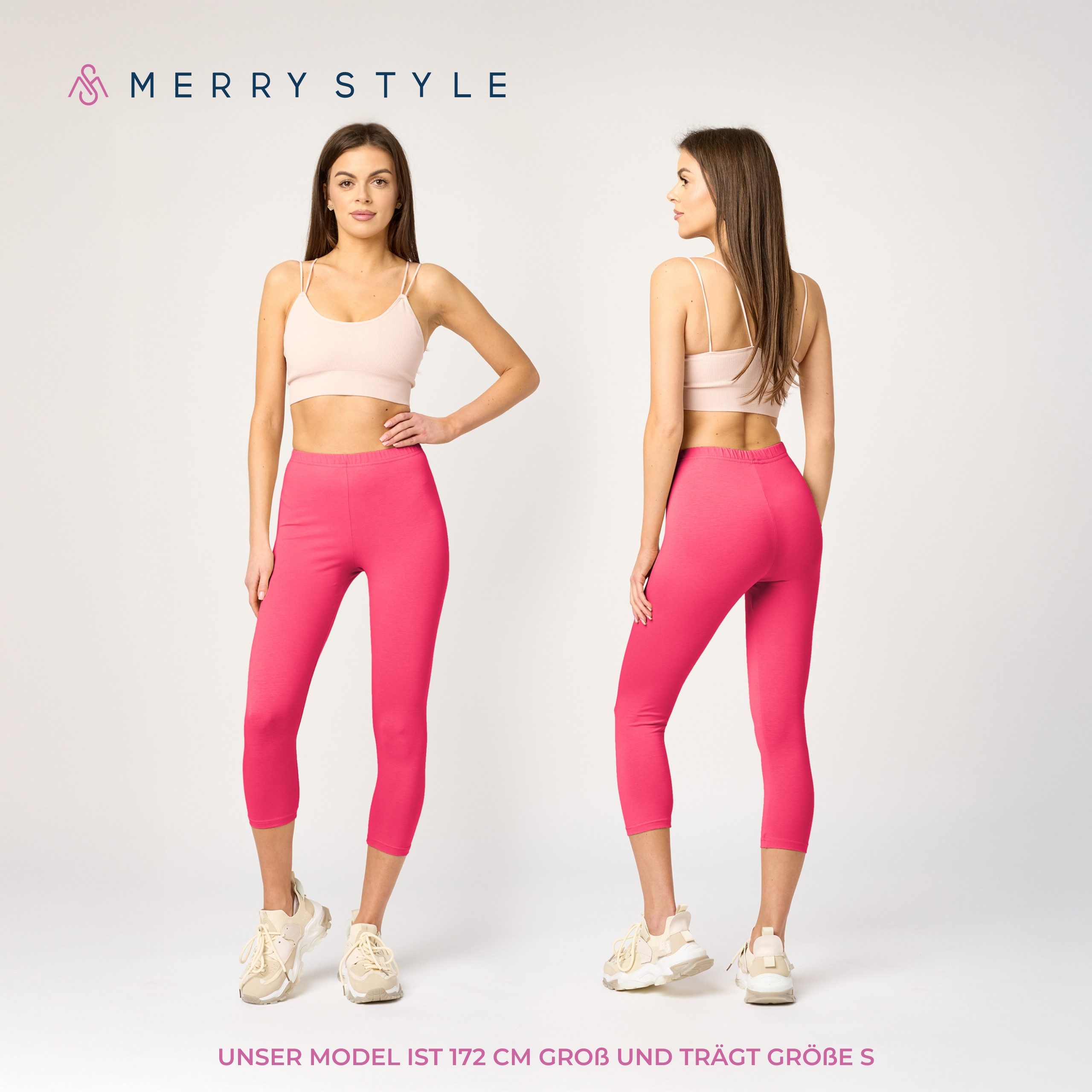 Merry Style Leggings Caprihose Damen 3/4 günstig online kaufen