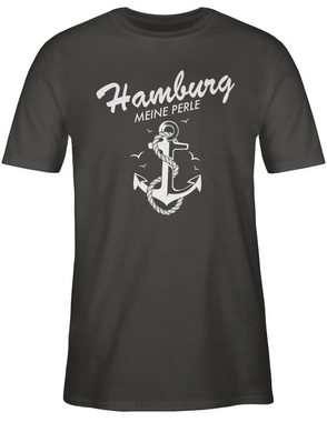 Shirtracer T-Shirt Hamburg - meine Perle Stadt und City Outfit