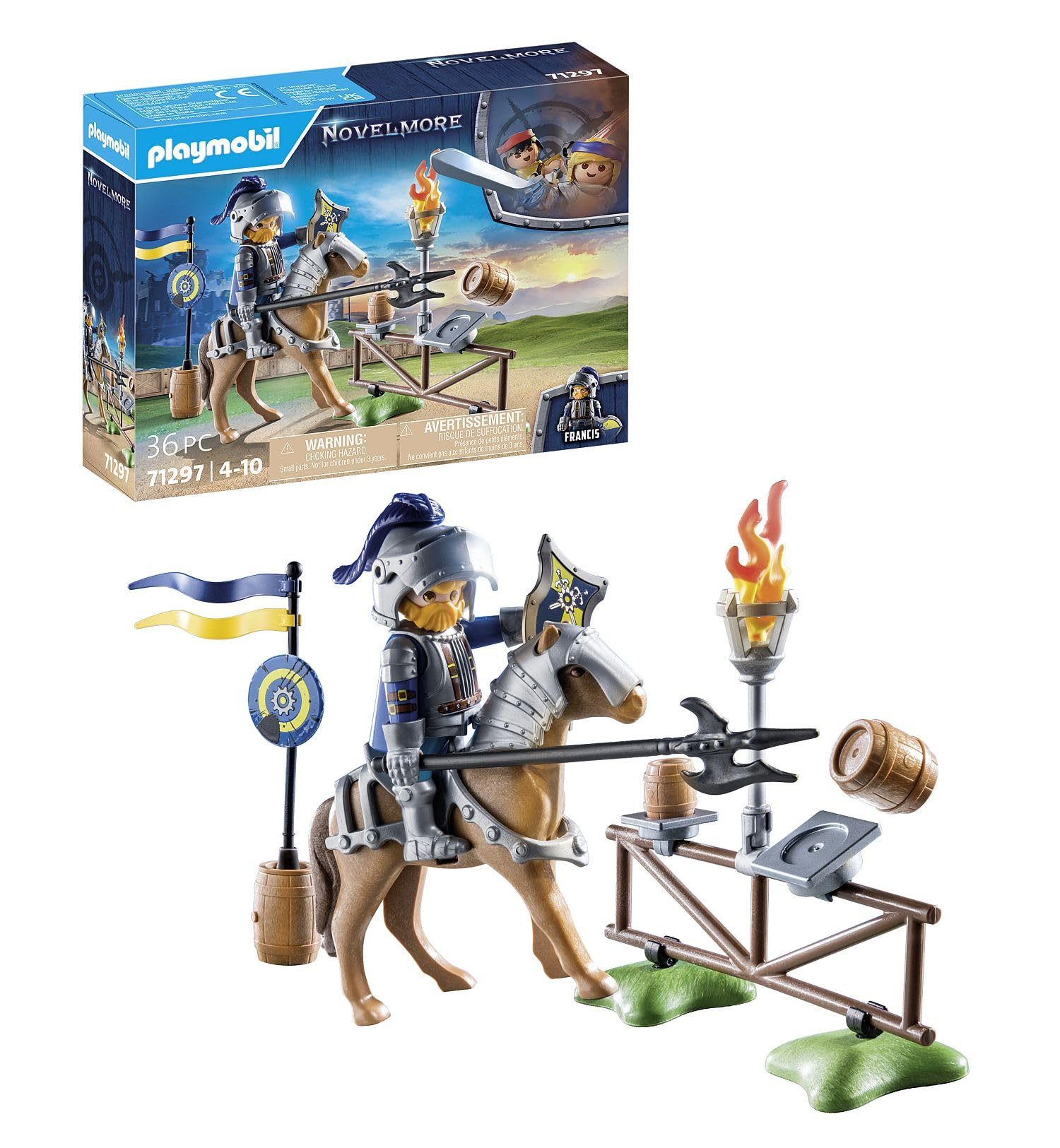 Playmobil® Spielwelt Novelmore Übungsplatz 71297, (36-tlg), PLAYMOBIL Novelmore Spielset