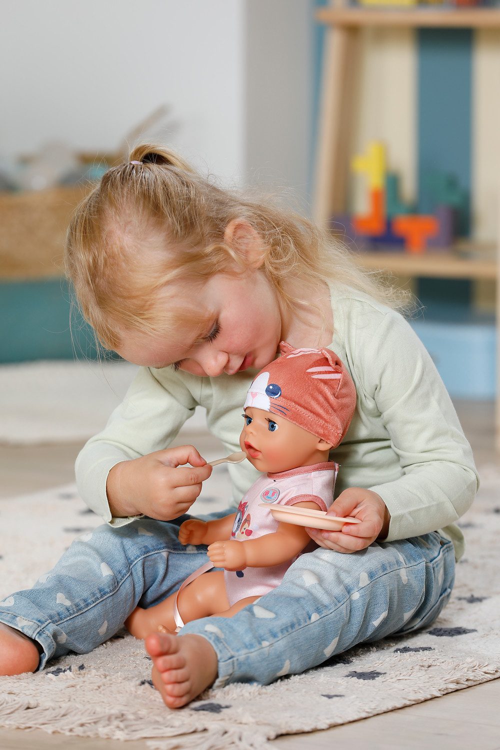 Baby Born Babypuppe Lena Katze 36 cm, für Kinder ab 12 Monaten; funktioniert ohne Batterien