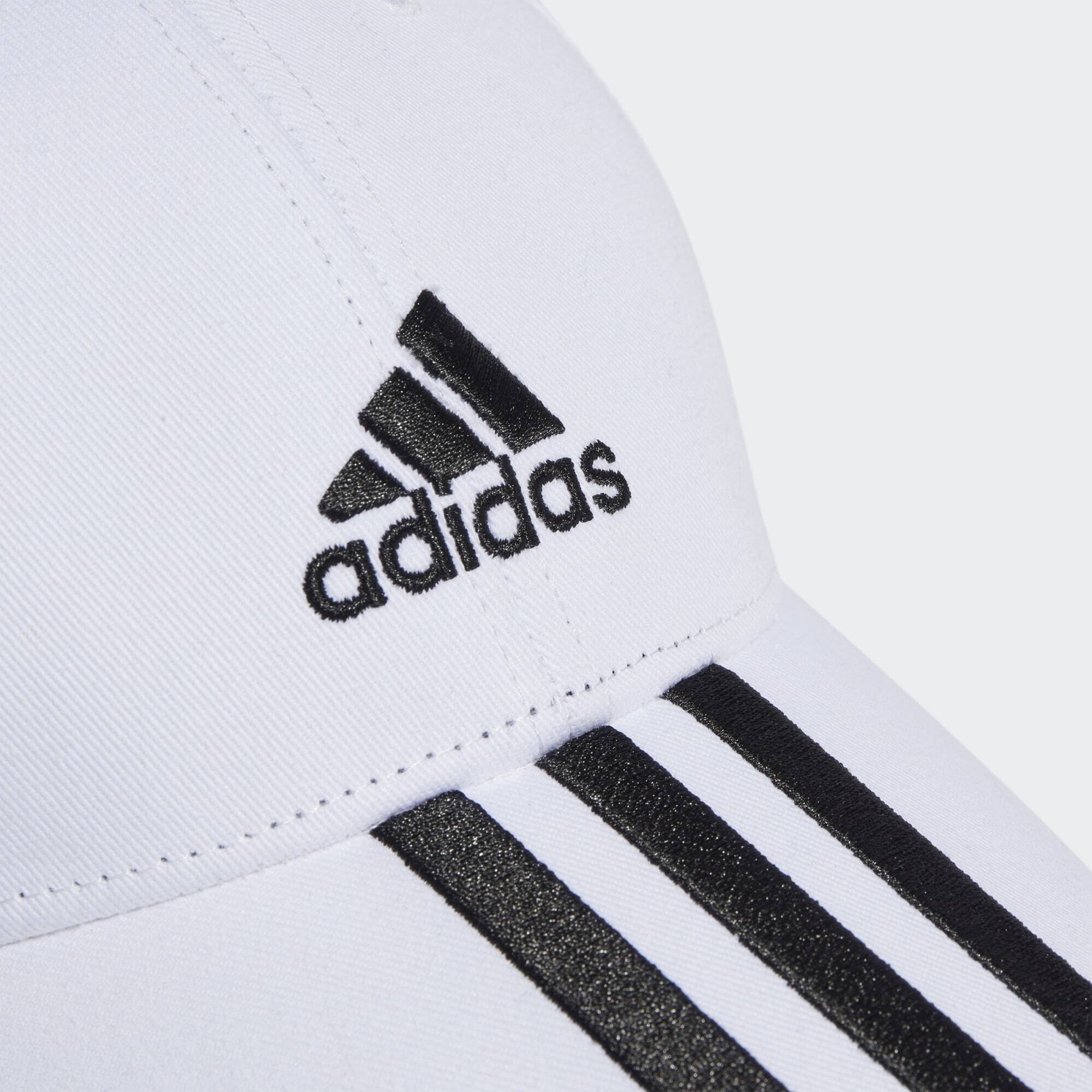 adidas Sportswear Baseball Cap BASEBALL KAPPE BASEBALL White COTTON / TWILL 3-STREIFEN Black