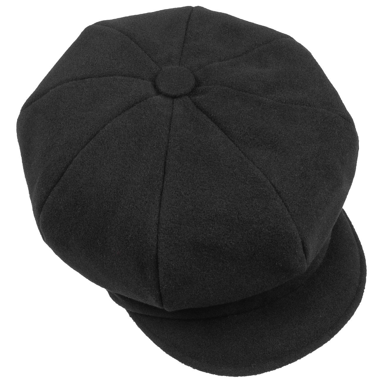 Ballonmütze schwarz the Damencap in EU Mayser (1-St) Schirm, mit Made