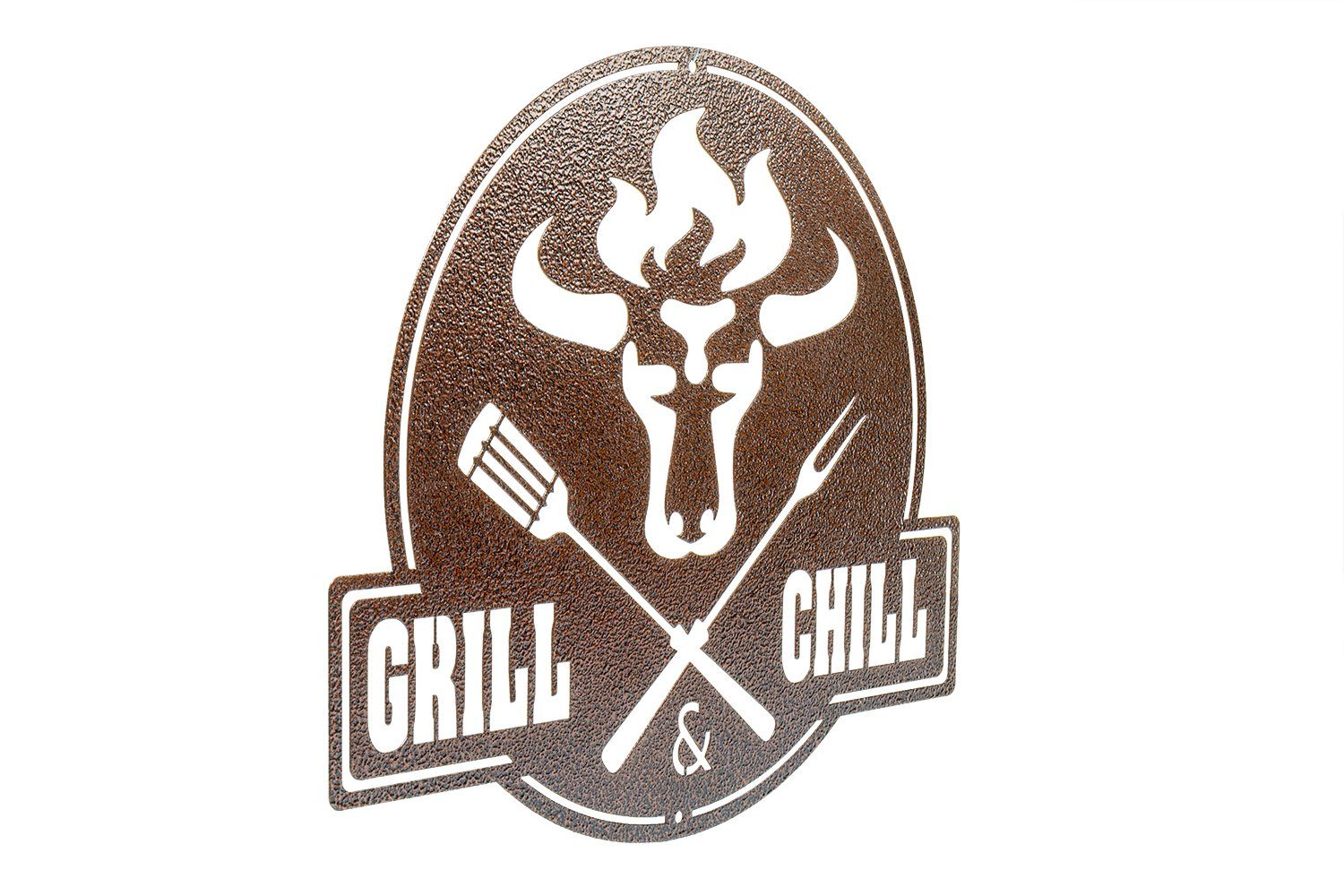 teileplus24 Wanddekoobjekt CG02 Gartenschild Grill Schild günstig online kaufen