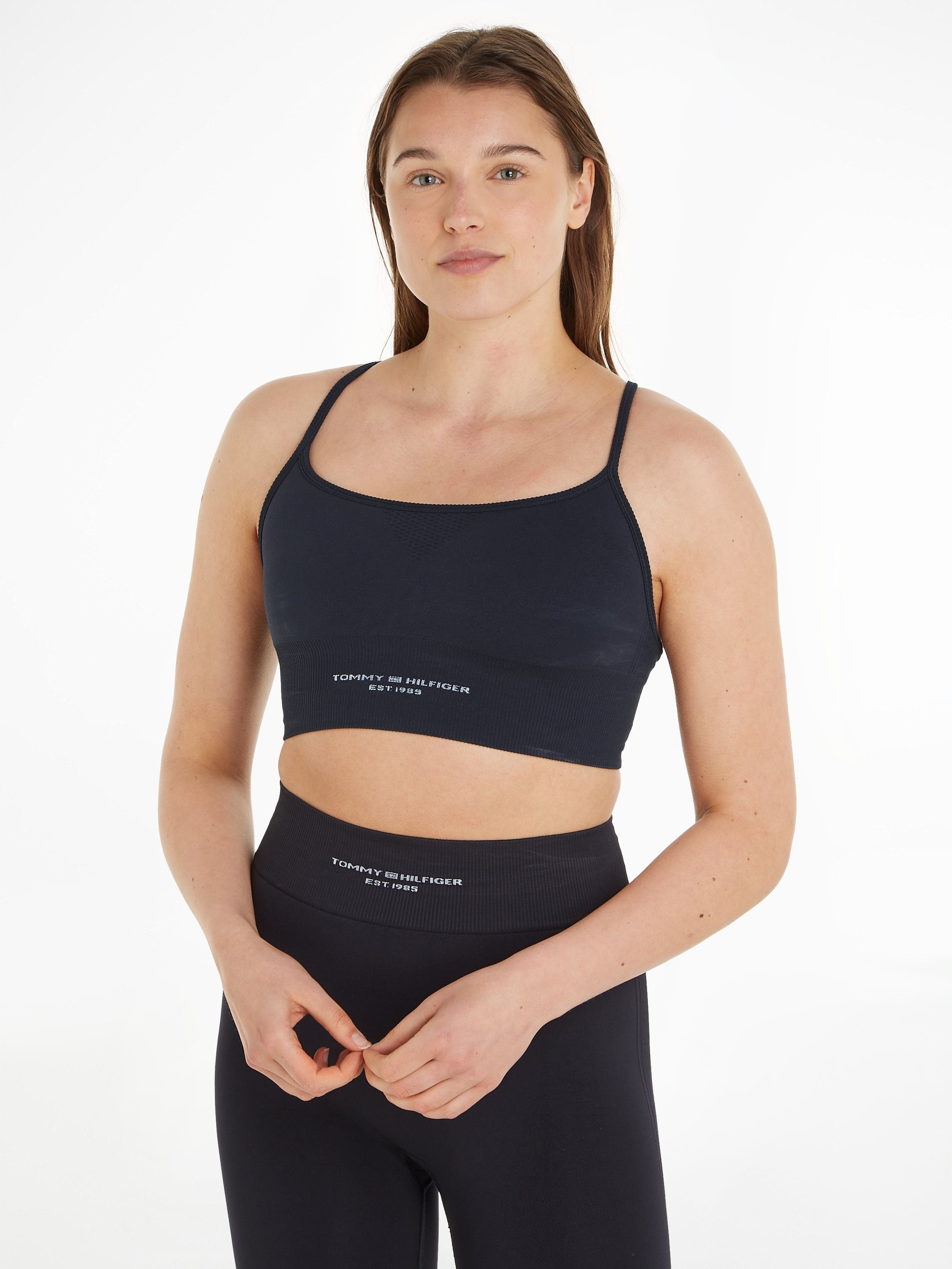 Tommy Hilfiger Sport Sport-Bustier MINI CORP LOW INT SEAMLESS BRA mit Trägern für leichten Halt