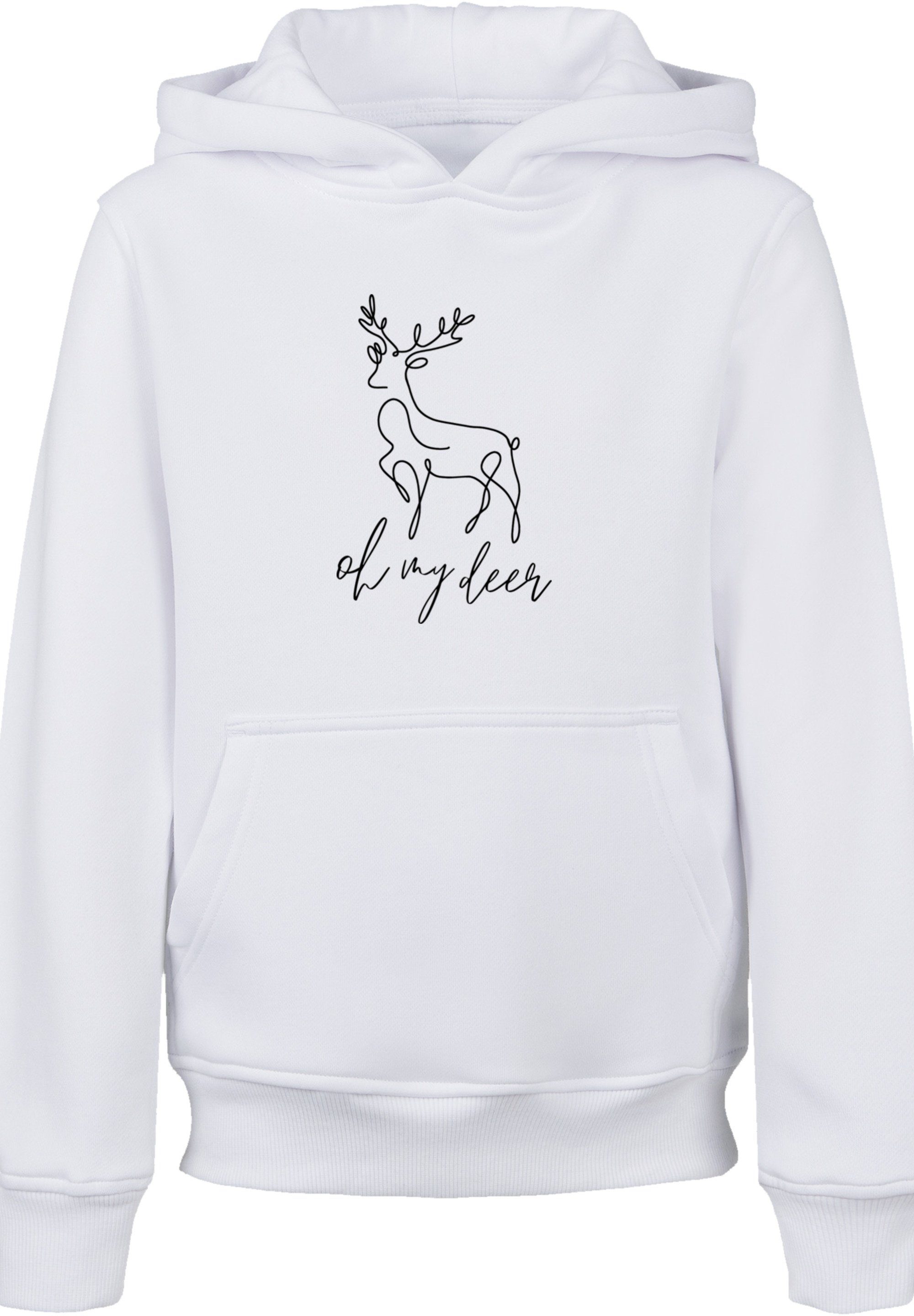 F4NT4STIC Kapuzenpullover Winter Christmas Deer Premium Qualität, Rock-Musik,  Band