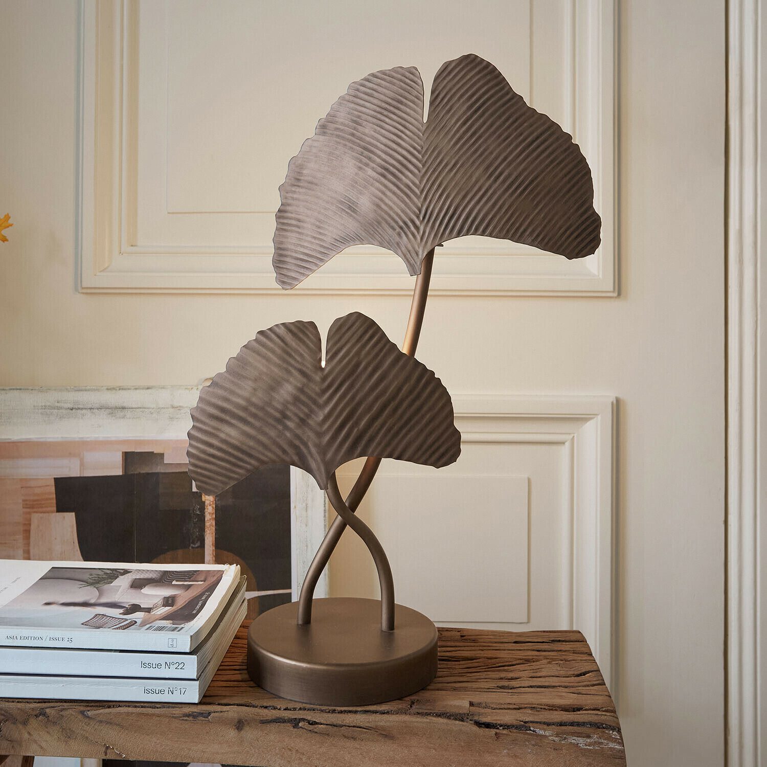 Mirabeau Tischleuchte Tischlampe Marovelle antikbronze