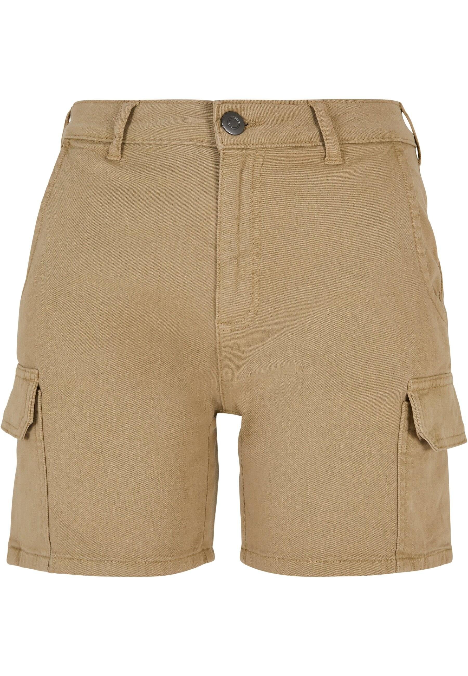 URBAN CLASSICS Cargohose Urban Classics Damen Ladies High Waist Cargo Shorts (1-tlg)