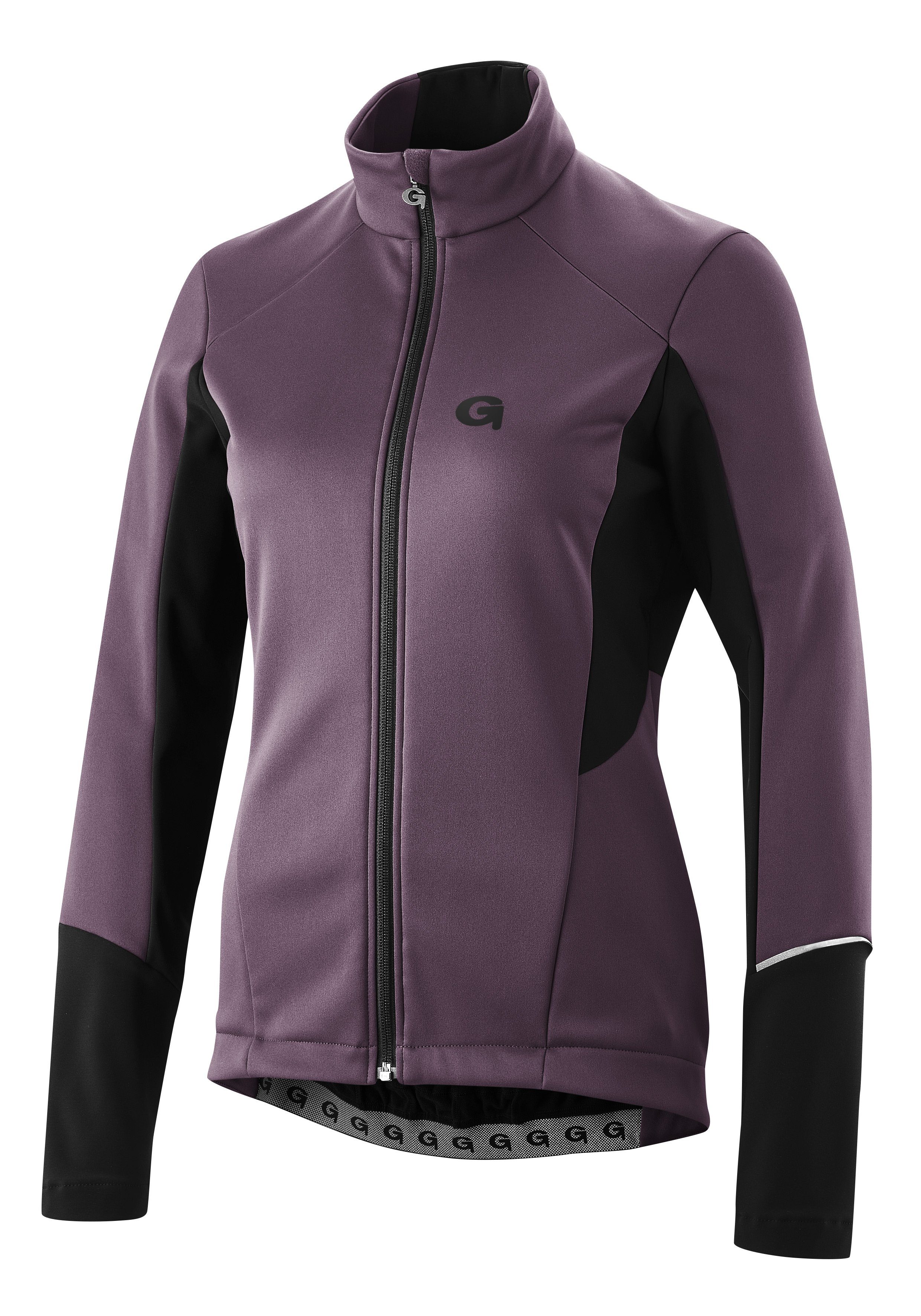 Gonso Fahrradjacke FURIANI Damen Softshell-Jacke, atmungsaktiv wasserabweisend und Windjacke aubergine