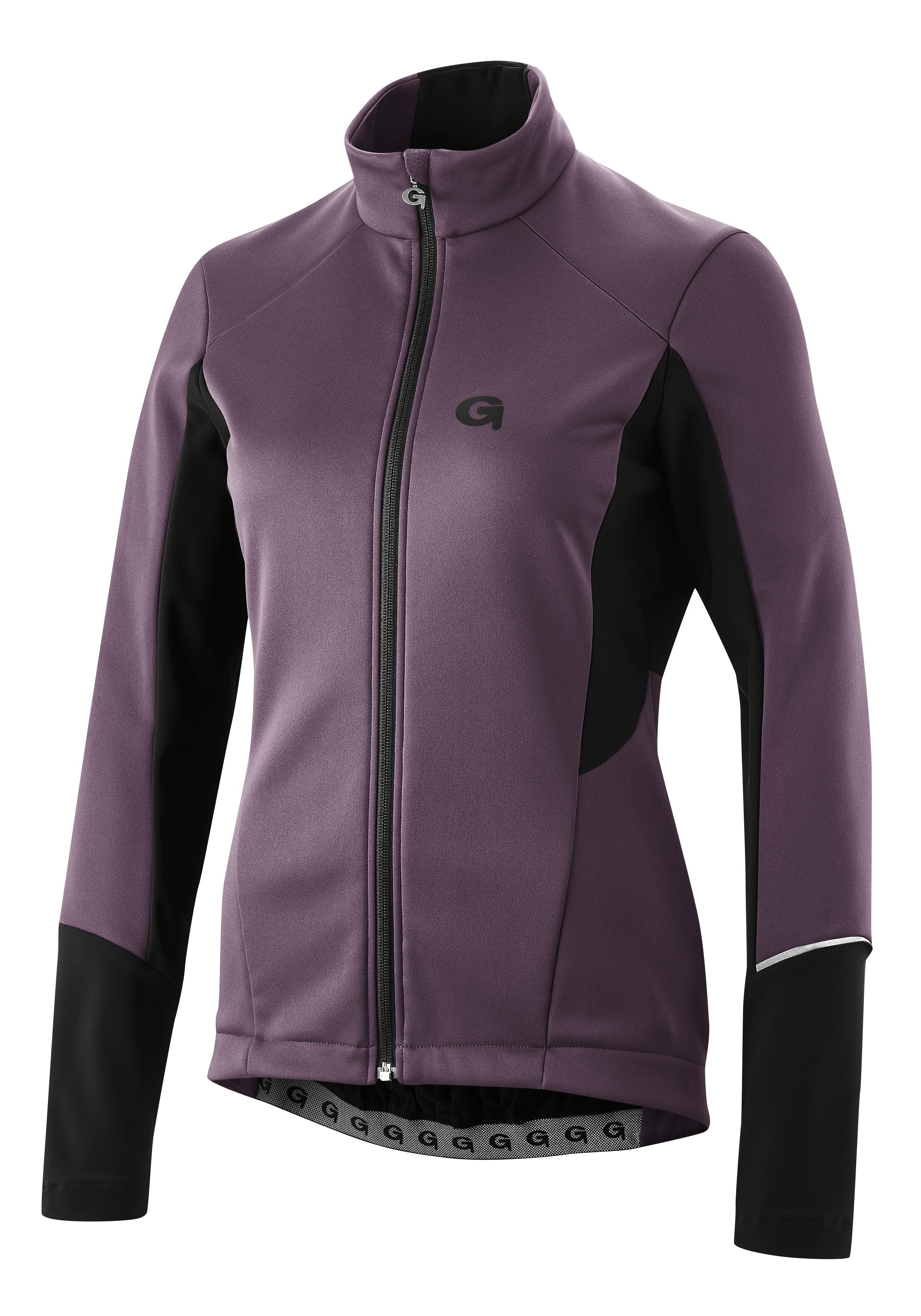 Gonso Fahrradjacke FURIANI Damen atmungsaktiv aubergine Windjacke Softshell-Jacke, und wasserabweisend