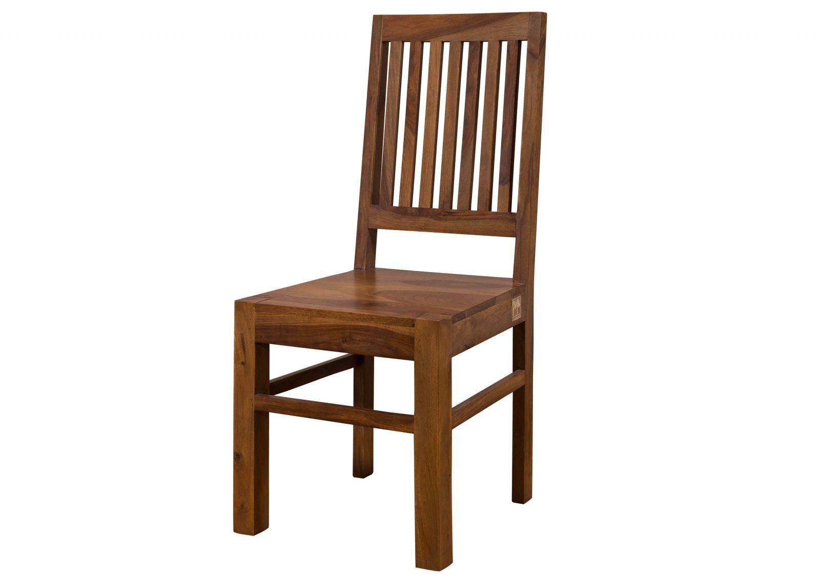 noble unique Stuhl SYDNEY Sheesham #132 Holzstuhl 45x45x100 Massivmoebel24 lackiert