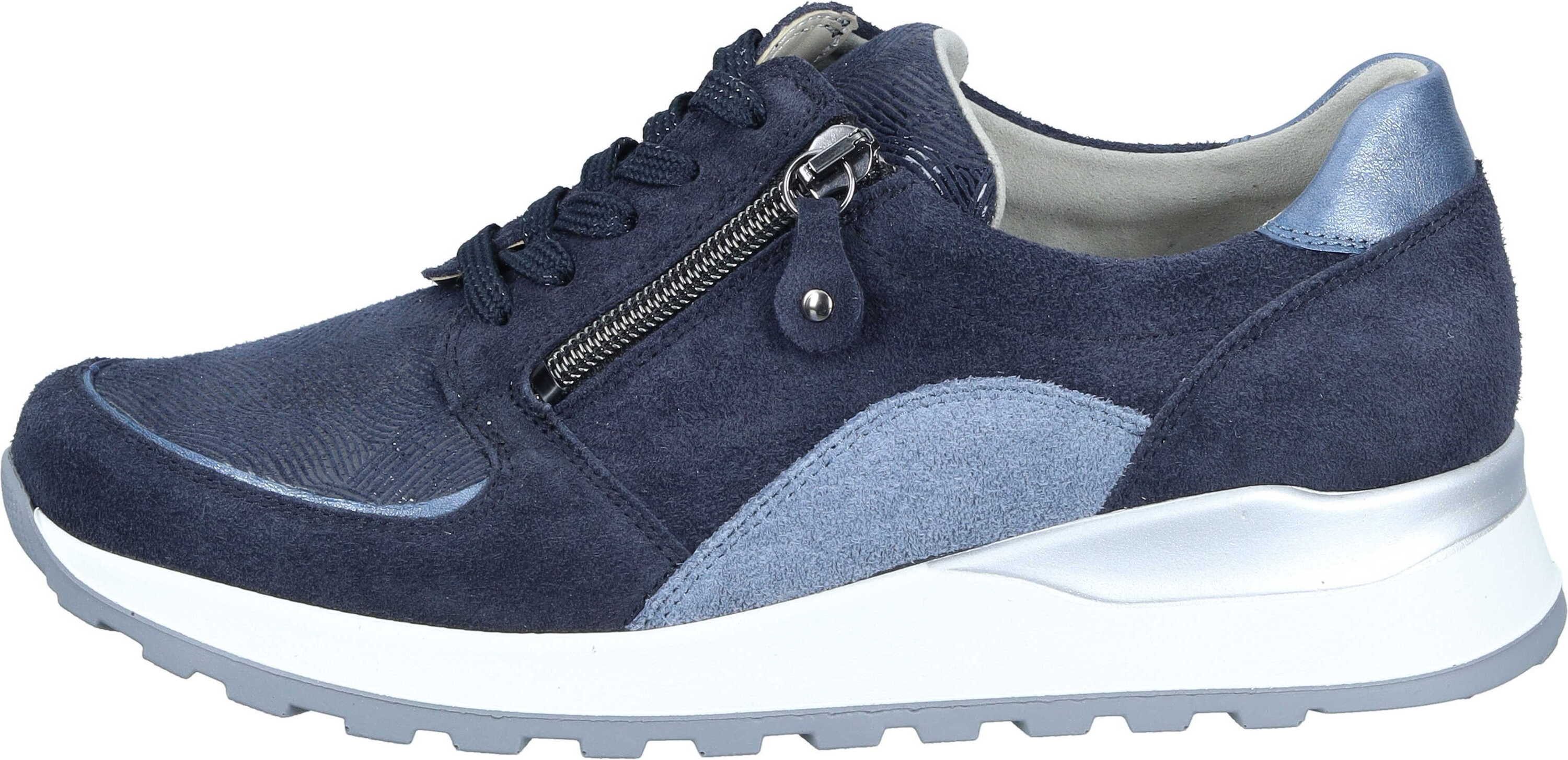 Waldläufer Schnürer Schnürschuh aus Stretch Material