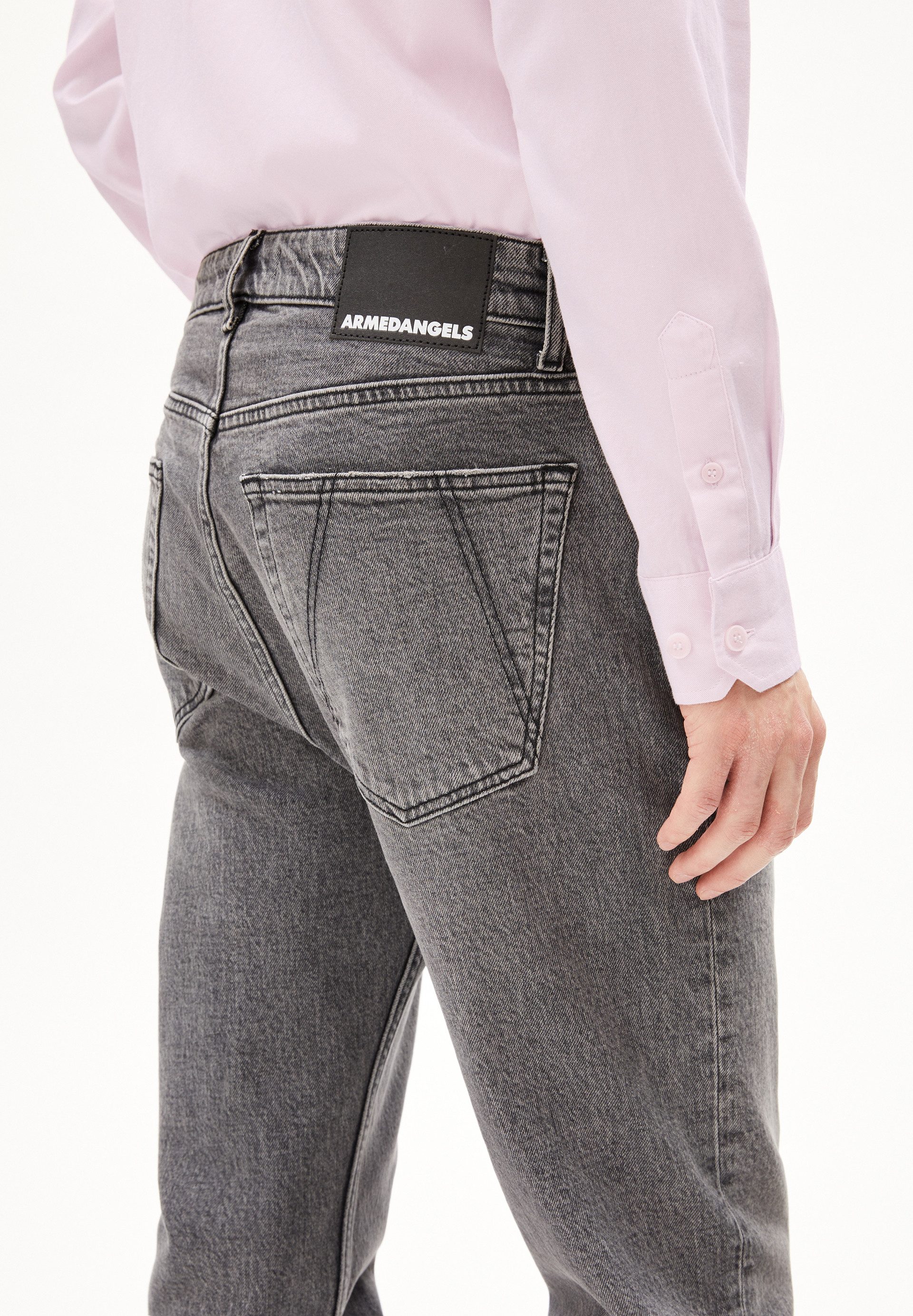 Armedangels Straight-Jeans DYLAANO Straight Jeans Bio-Baumwoll Mix (Comfort-Stretch, Regular Fit) Mid waist