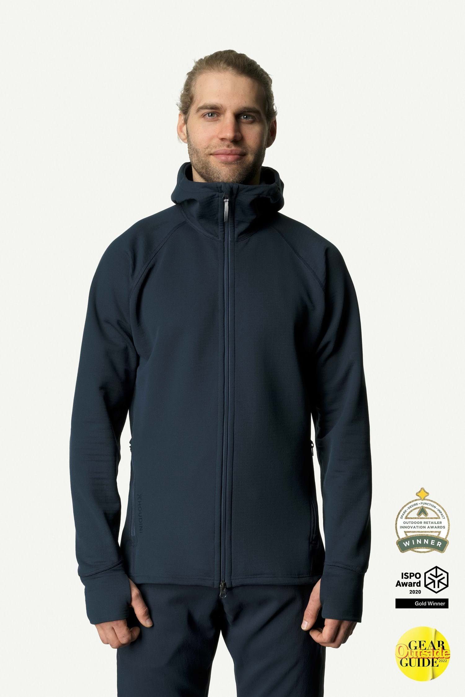 Houdini Fleecejacke M's Mono Air Houdi Blue Illusion | Übergangsjacken