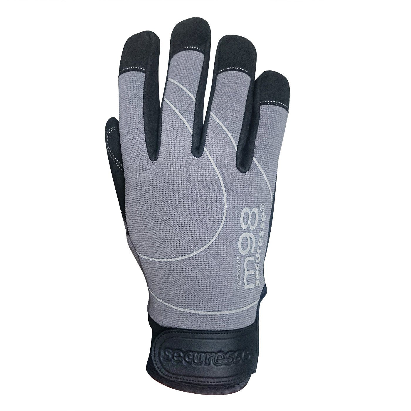 HELE Arbeitshandschuhe securesse Mechanikerhandschuh m98 Farbe: grau M98 (1-St)
