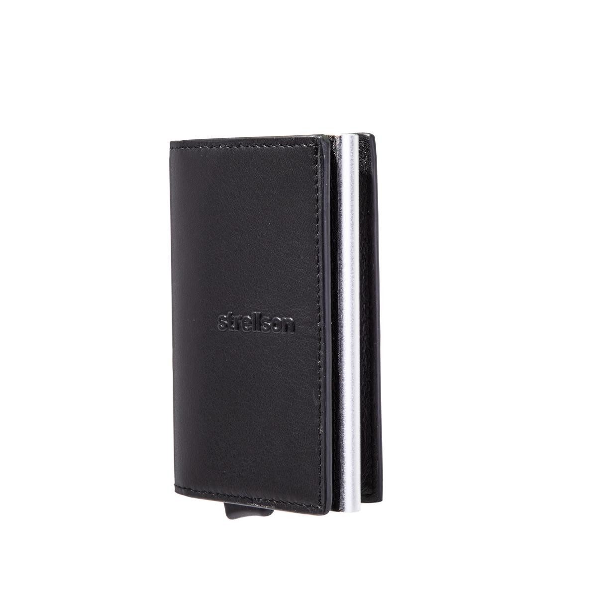 Strellson Geldbörse Carter C-One E-Cage sv8o Herren Geldbörsen/Kartenetui Leder Hochformat (1 Stück, 1-tlg., B/H/T)ca. 7/10/1 cm), RFID-Schutz