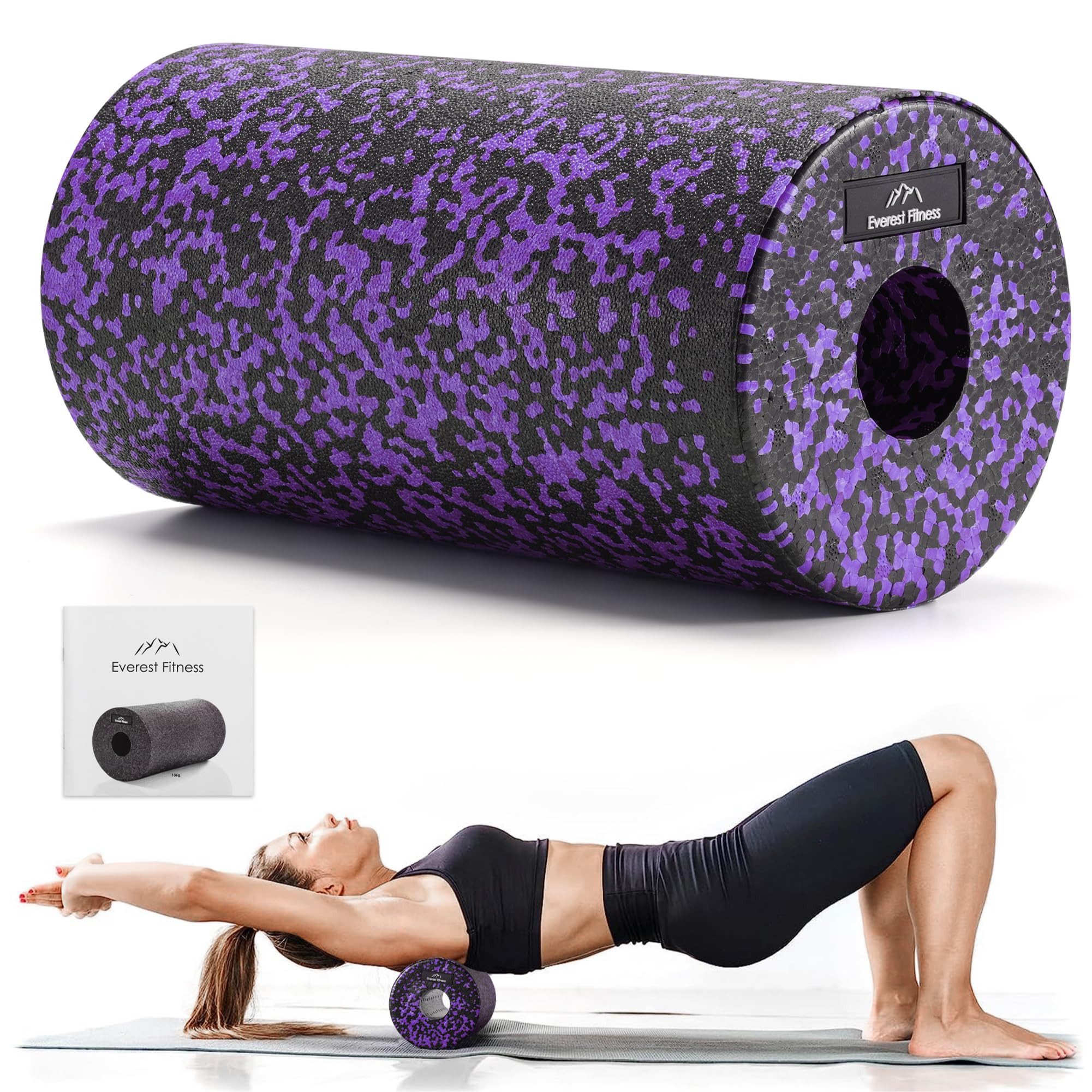 EVEREST FITNESS Faszienrolle Faszienrolle 30 cm mittelhart für Rücken, Pilates und Massage