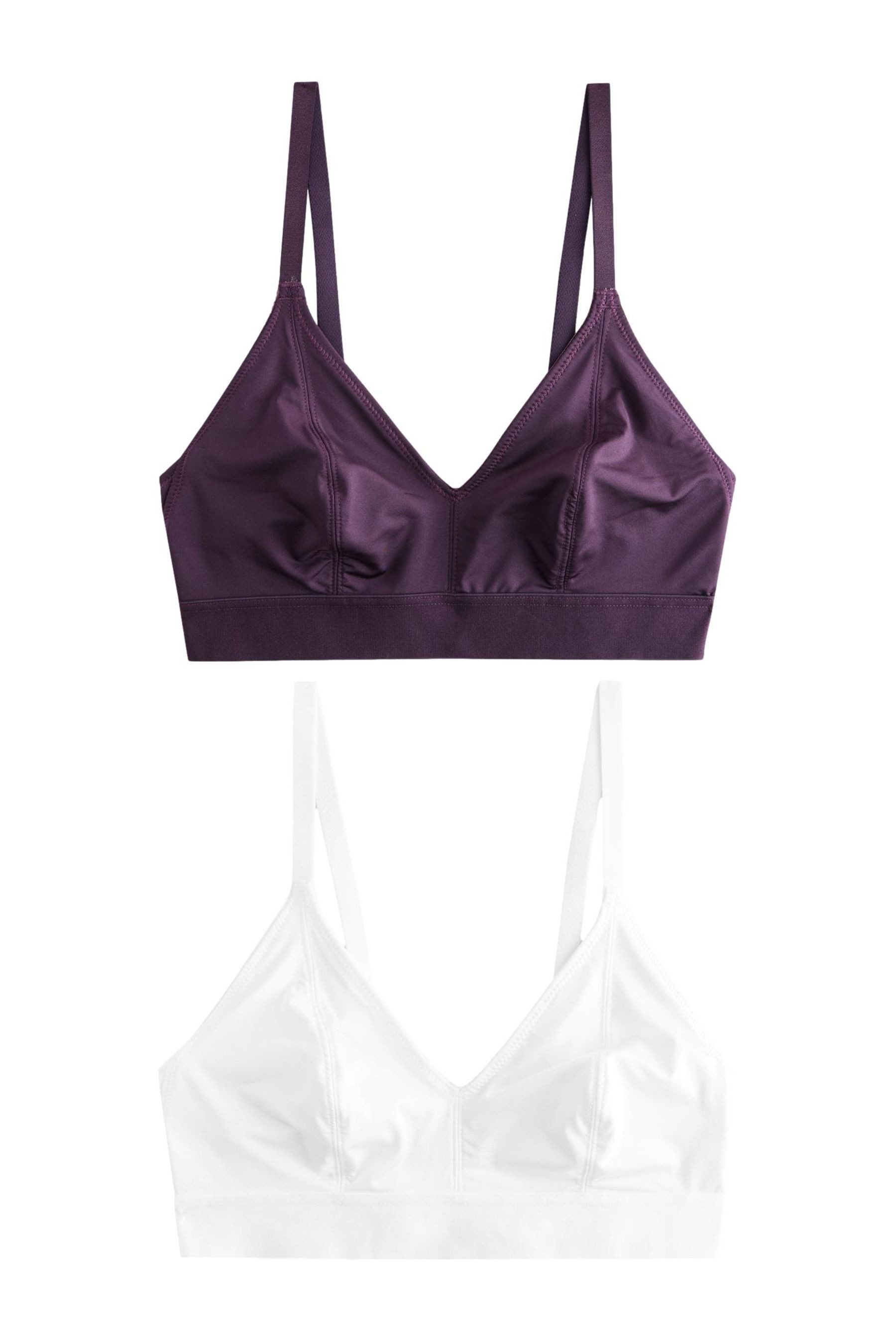Plum Purple/White