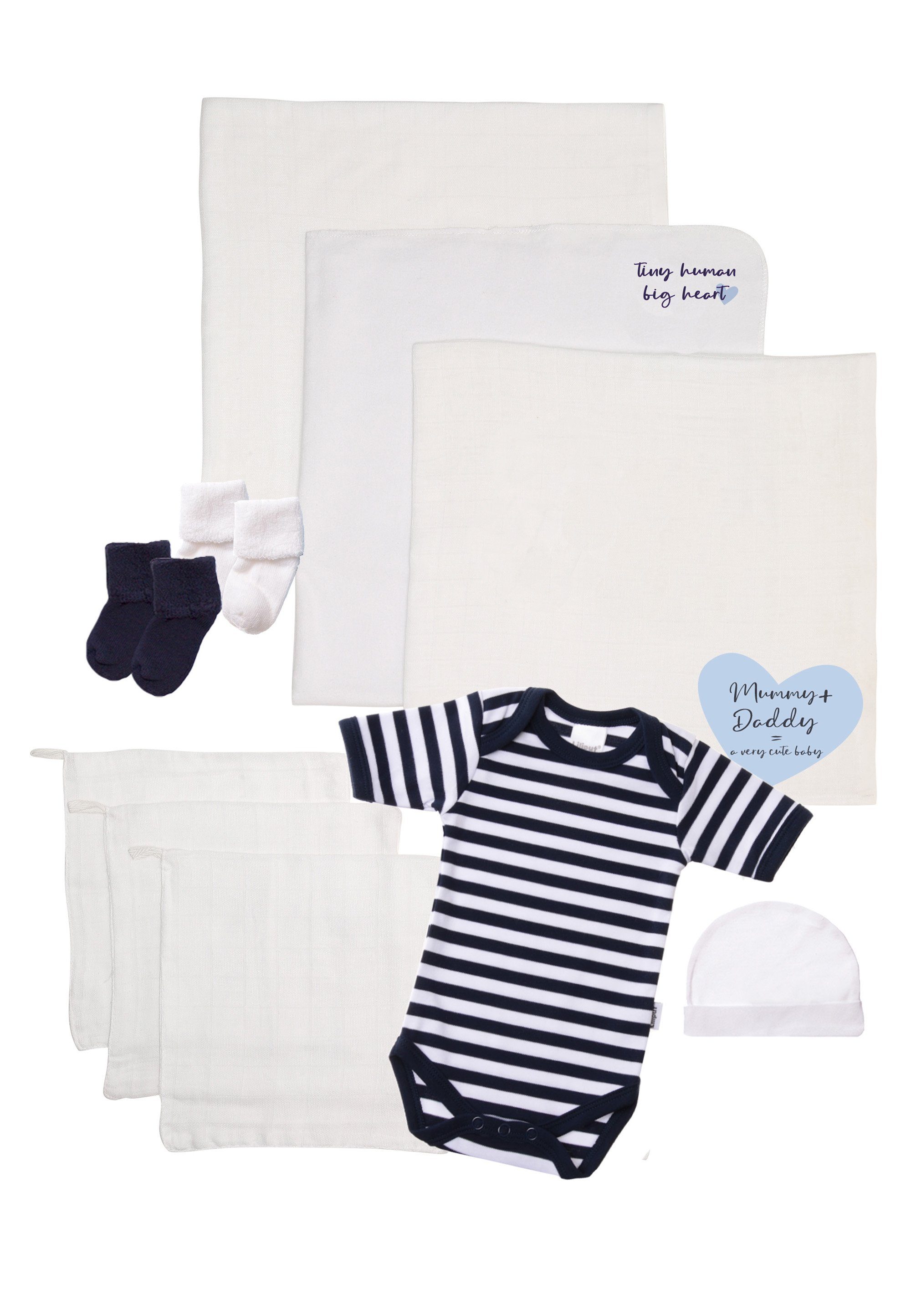 Liliput Erstausstattungspaket Mommy+Daddy (10-tlg) mit witzigem Print